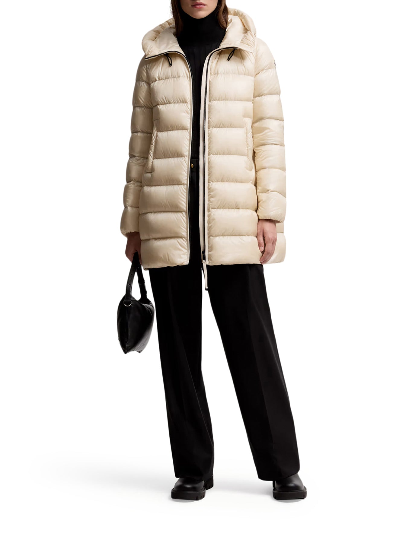 MIDI Suyenne Down Jacket With Hood Moncler – Гарантія оригінальності – вид ззаду