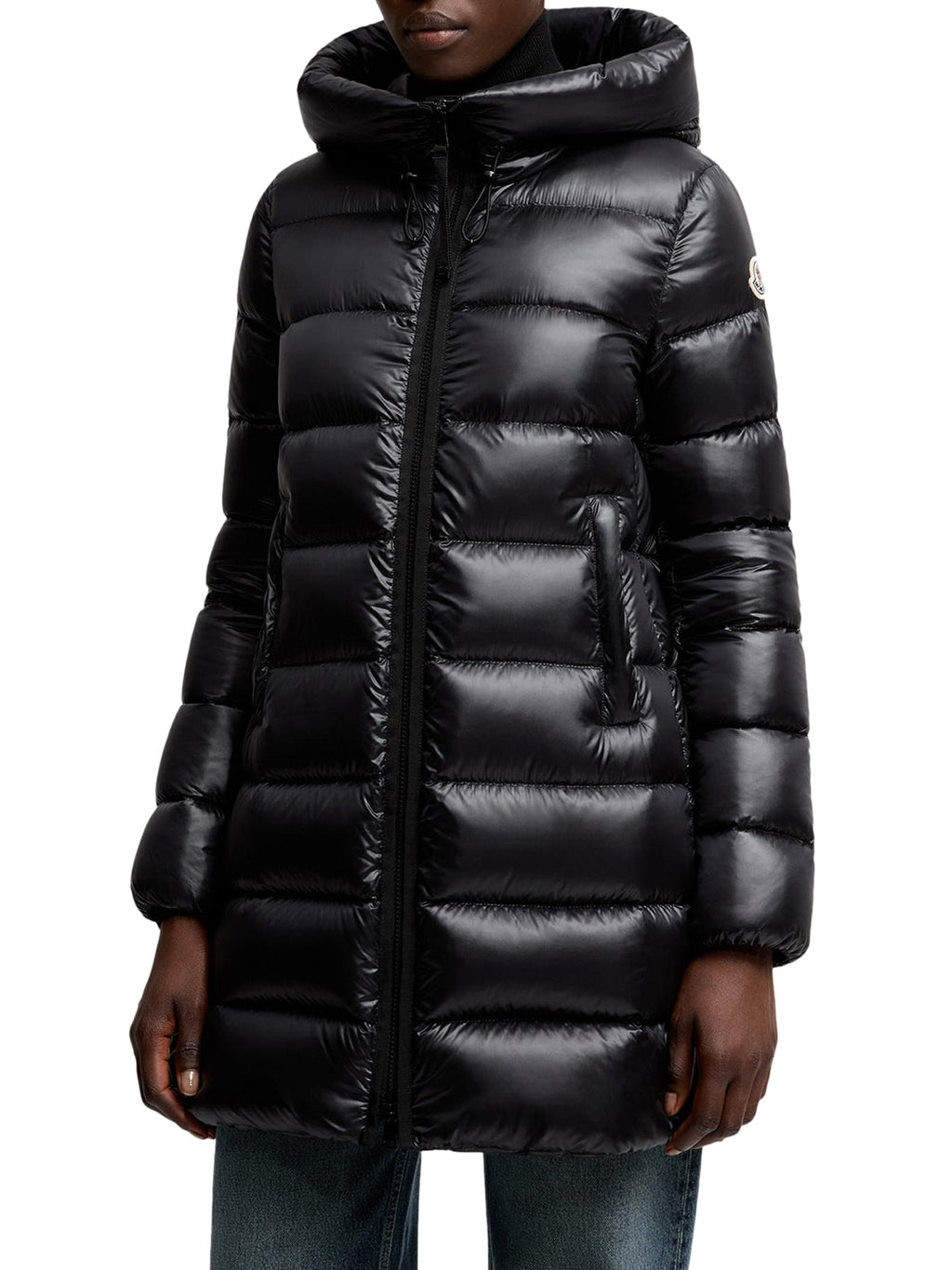 MIDI Suyenne Down Jacket With Hood Moncler – Гарантія оригінальності – детальний вид