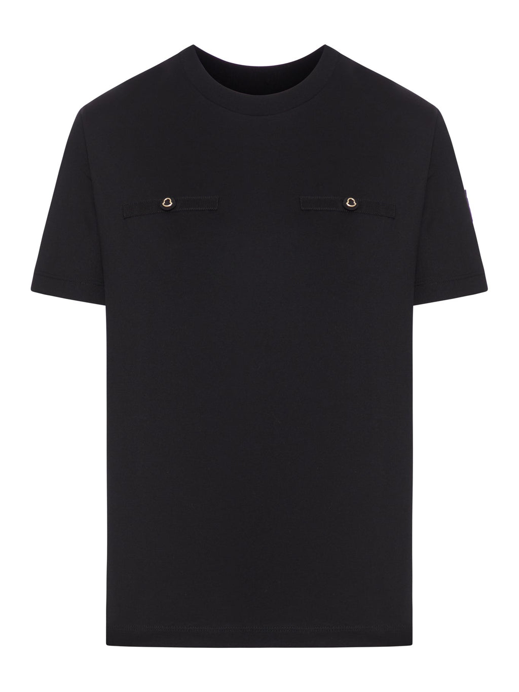 Оригінальна T-Shirt In Mercerised Jersey Moncler – боковий вид