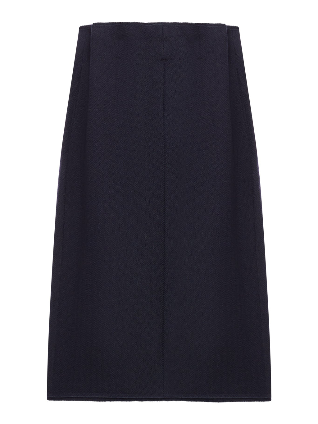 Оригінальна Chevron MIDI Skirt Prada – вид ззаду
