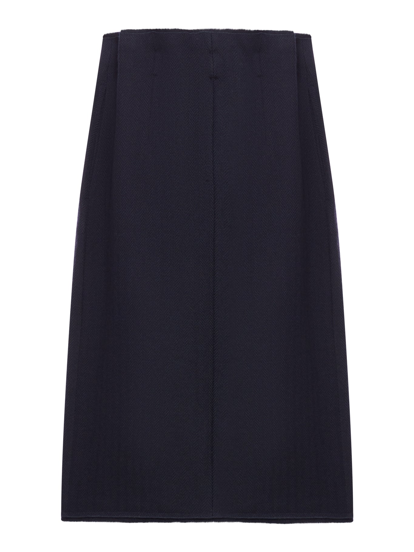 Оригінальна Chevron MIDI Skirt Prada – вид ззаду