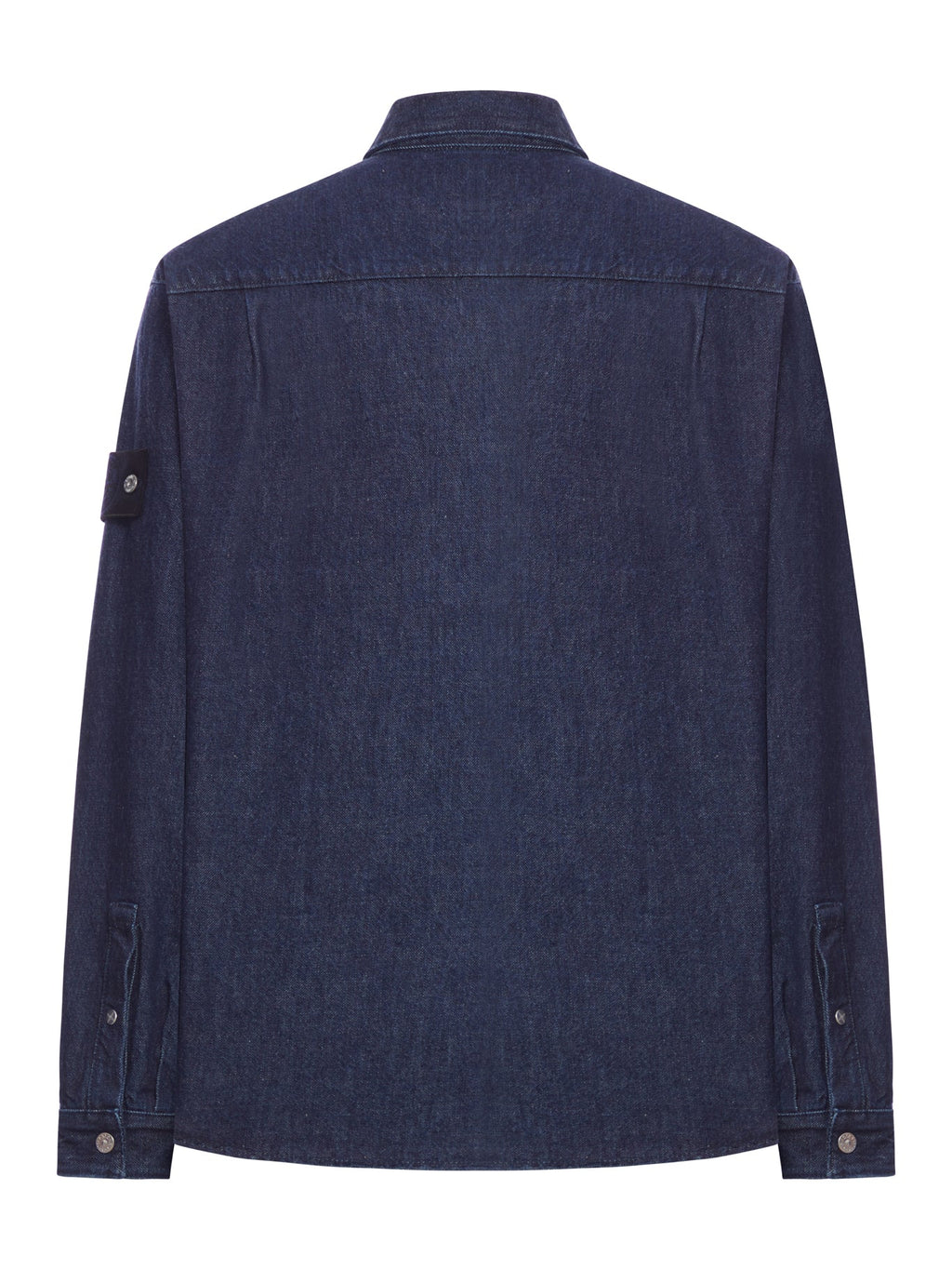 Оригінальна Denim Shirt With Patch Pockets Stone island – вид ззаду