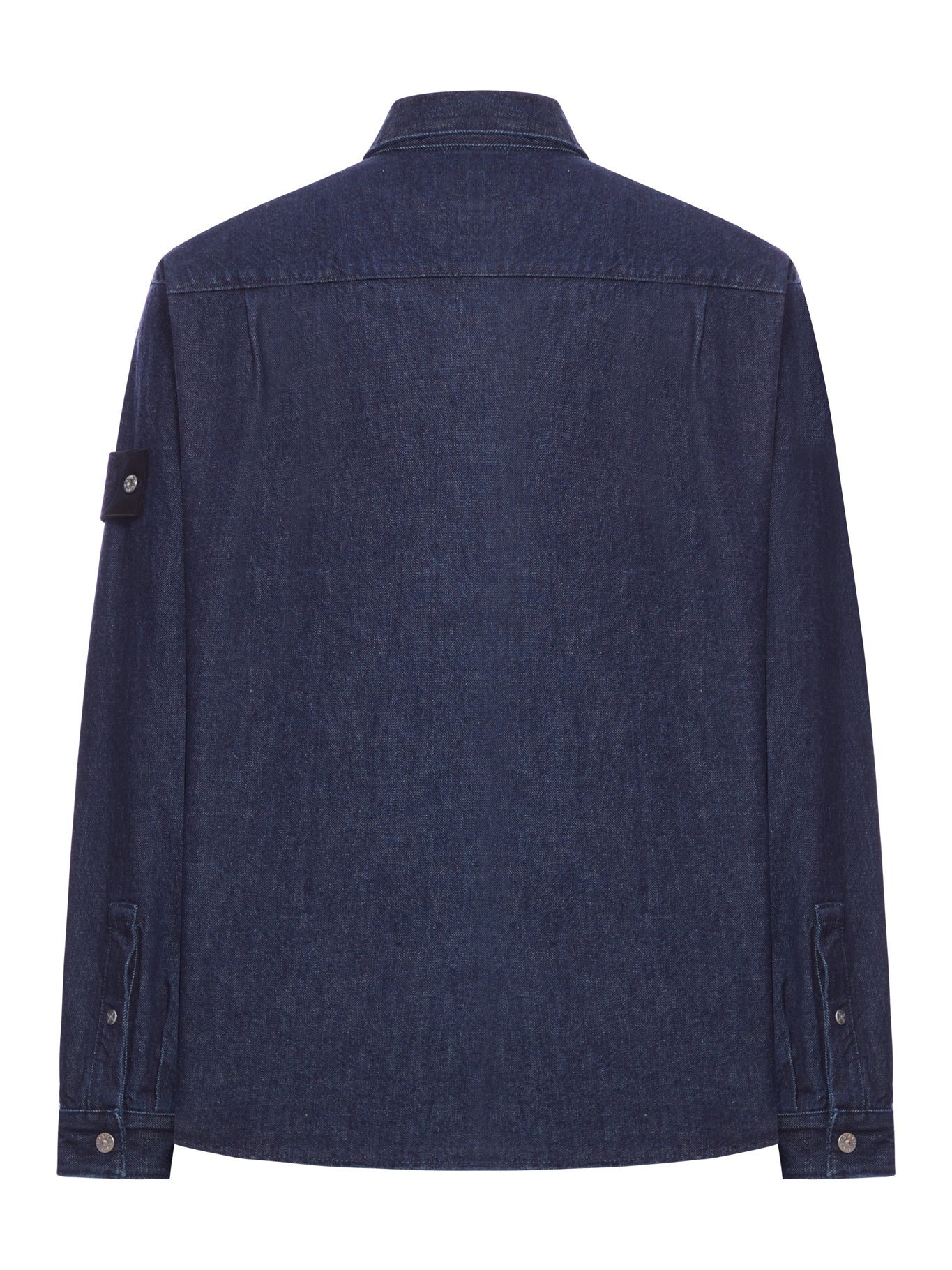 Оригінальна Denim Shirt With Patch Pockets Stone island – вид ззаду