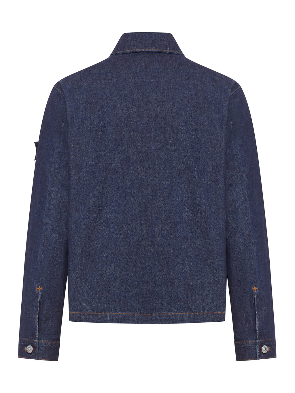 Indigo Denim-Rinsed Jacket Stone island – Гарантія оригінальності – вид ззаду