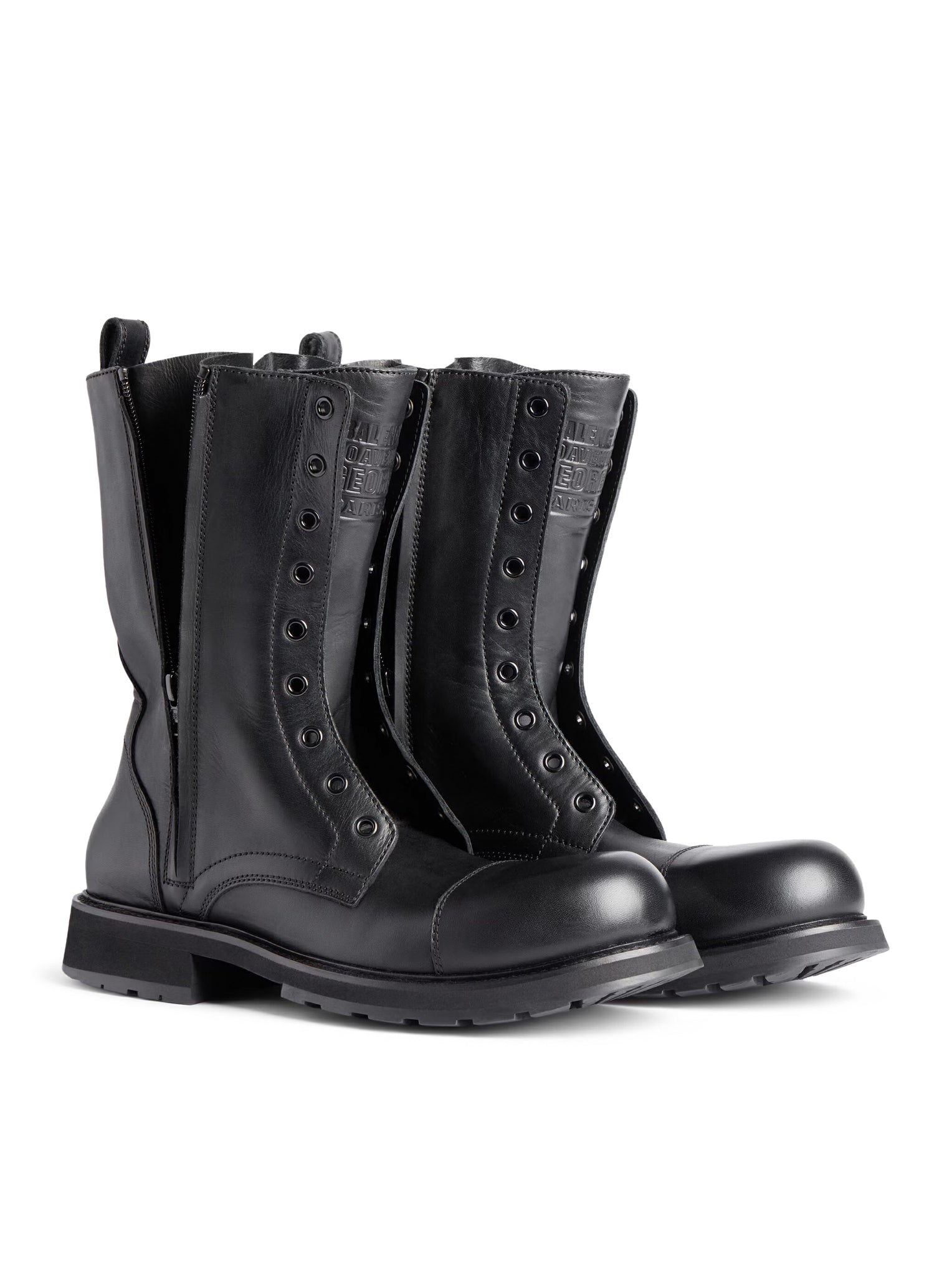 Lace-Up Boot In Soft Calf Leather Balenciaga – Гарантія оригінальності – збільшений вид