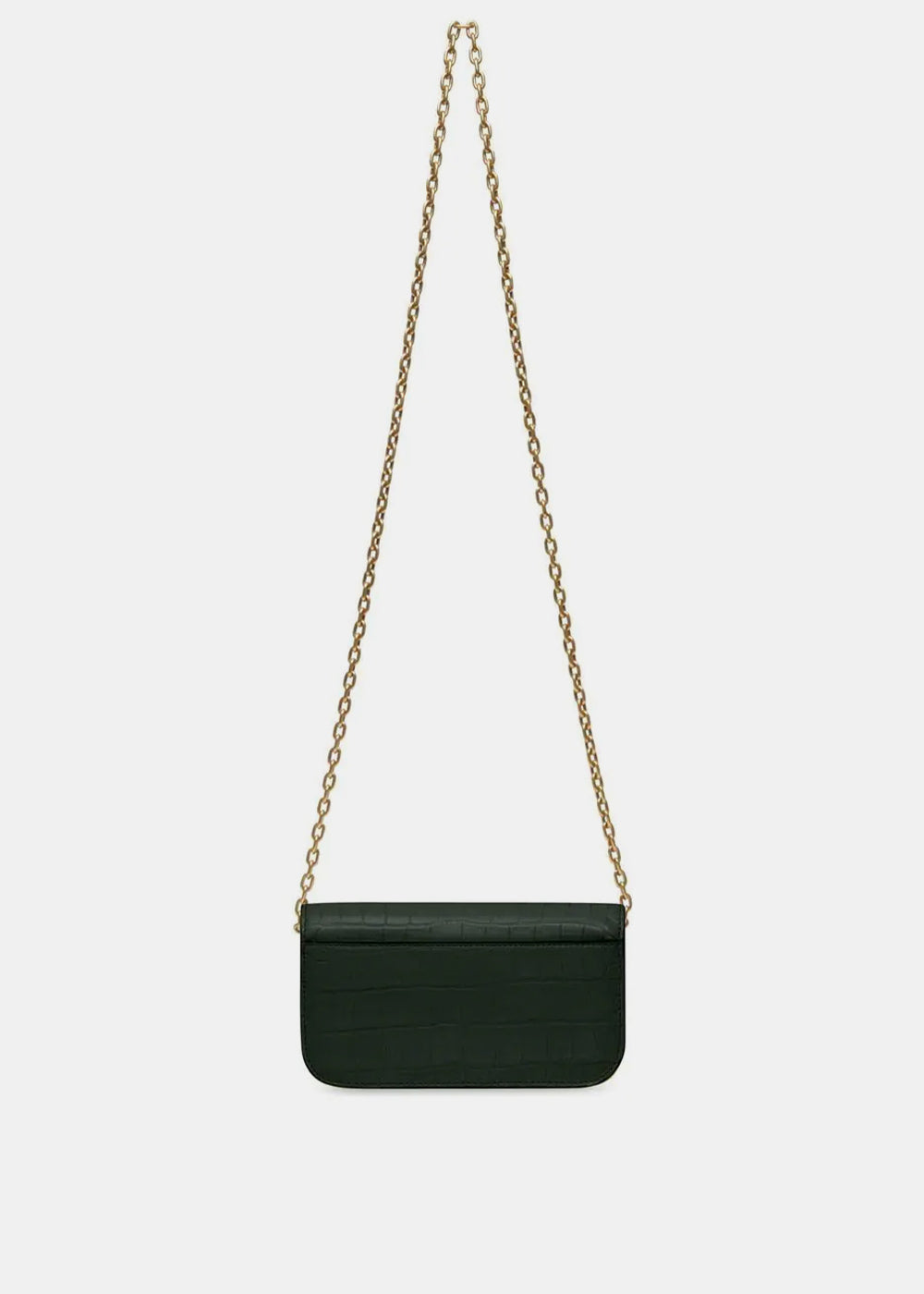 Forest Green Gossip Chain Wallet Balenciaga оригінал – Купити в Україні – вид ззаду