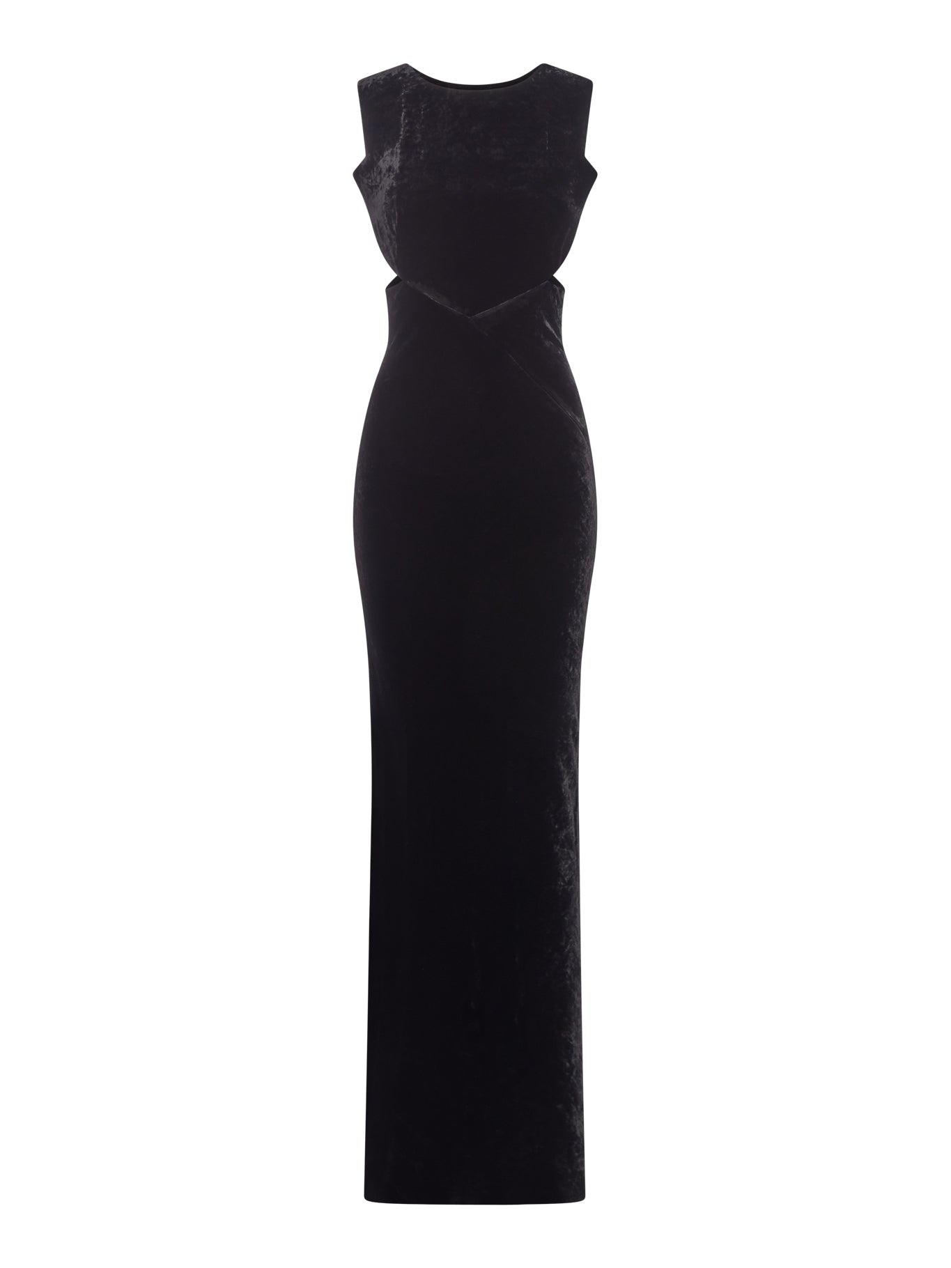Open Back Gown Dress Rick owens – Гарантія оригінальності – боковий вид