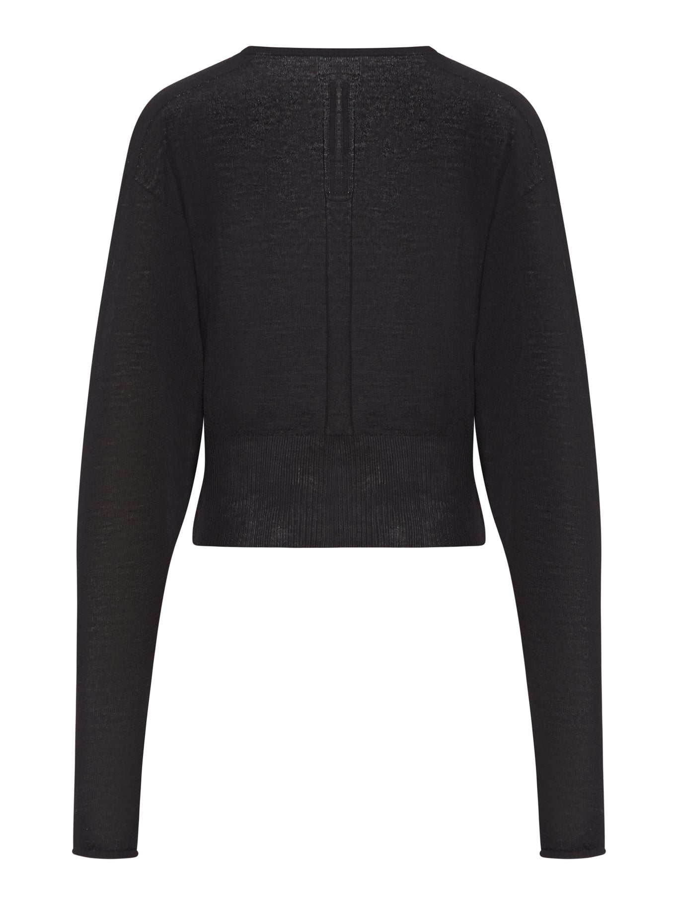 Cropped Wool Sweater Rick owens оригінал – Купити в Україні – вид ззаду