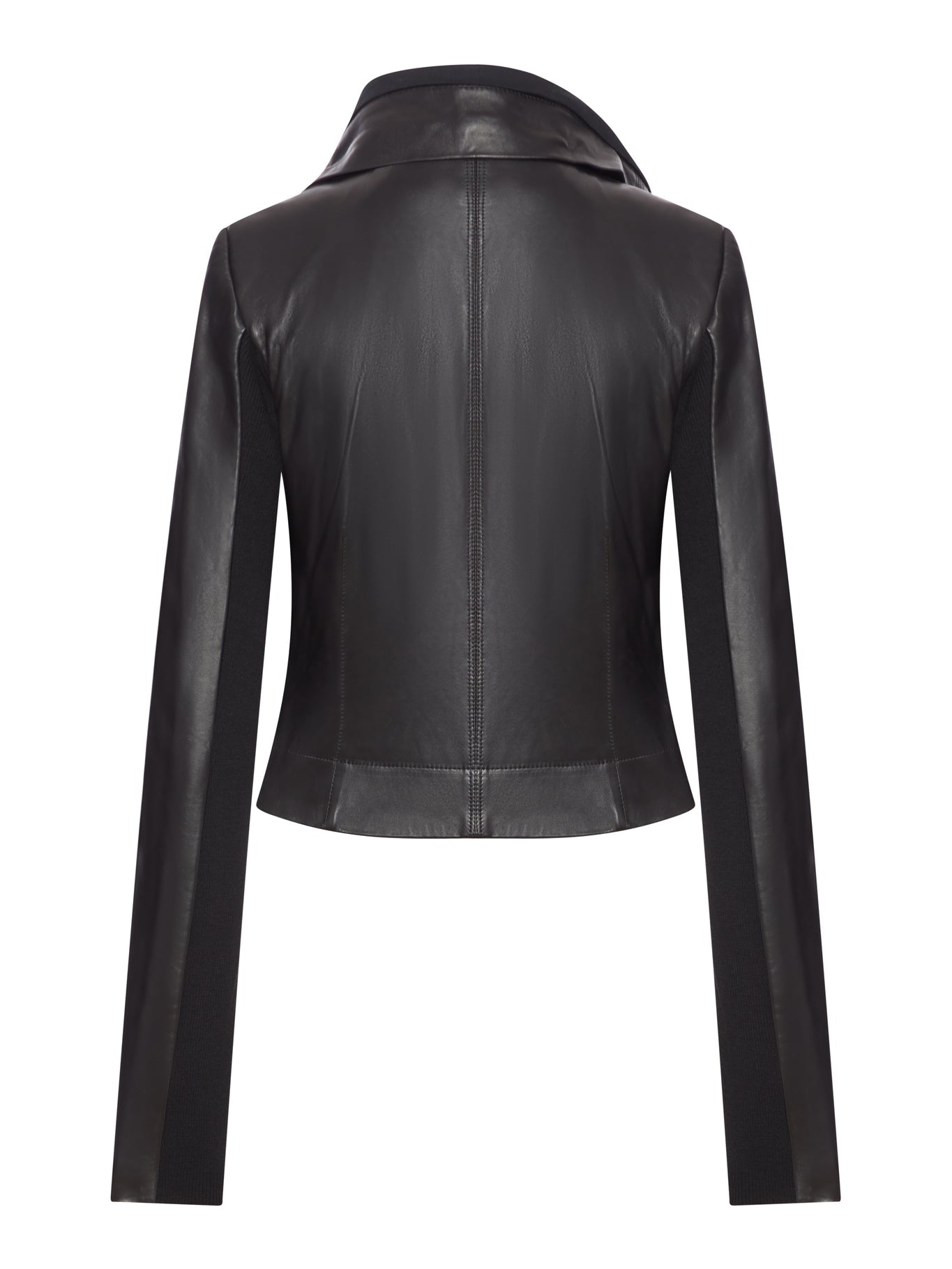 Leather Biker Jacket Rick owens – Гарантія оригінальності – вид ззаду