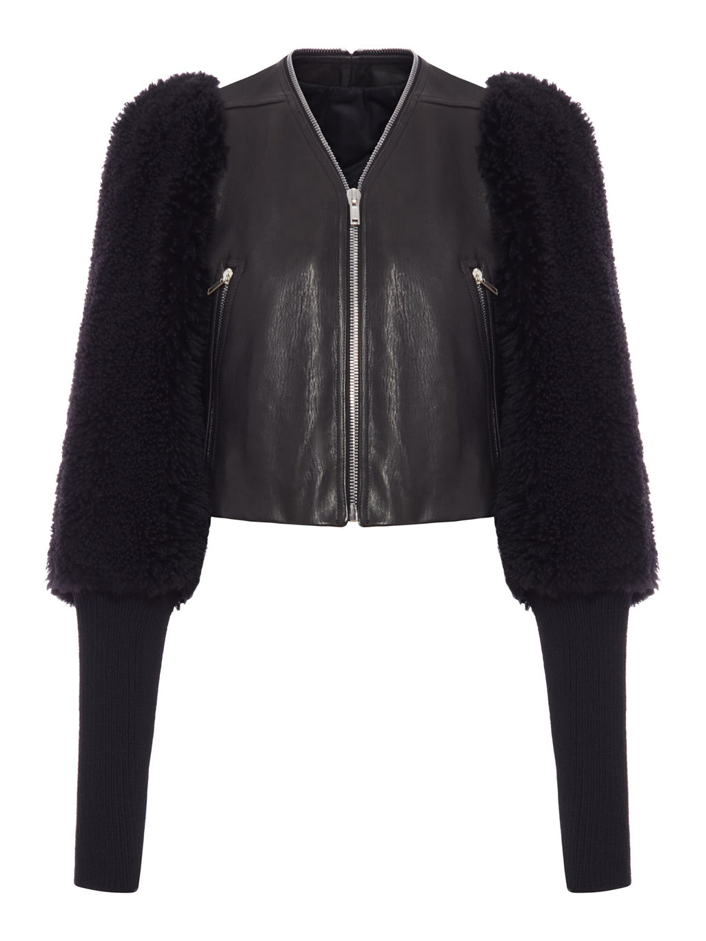 Klaus Cropped Jacket Rick owens – Гарантія оригінальності – боковий вид
