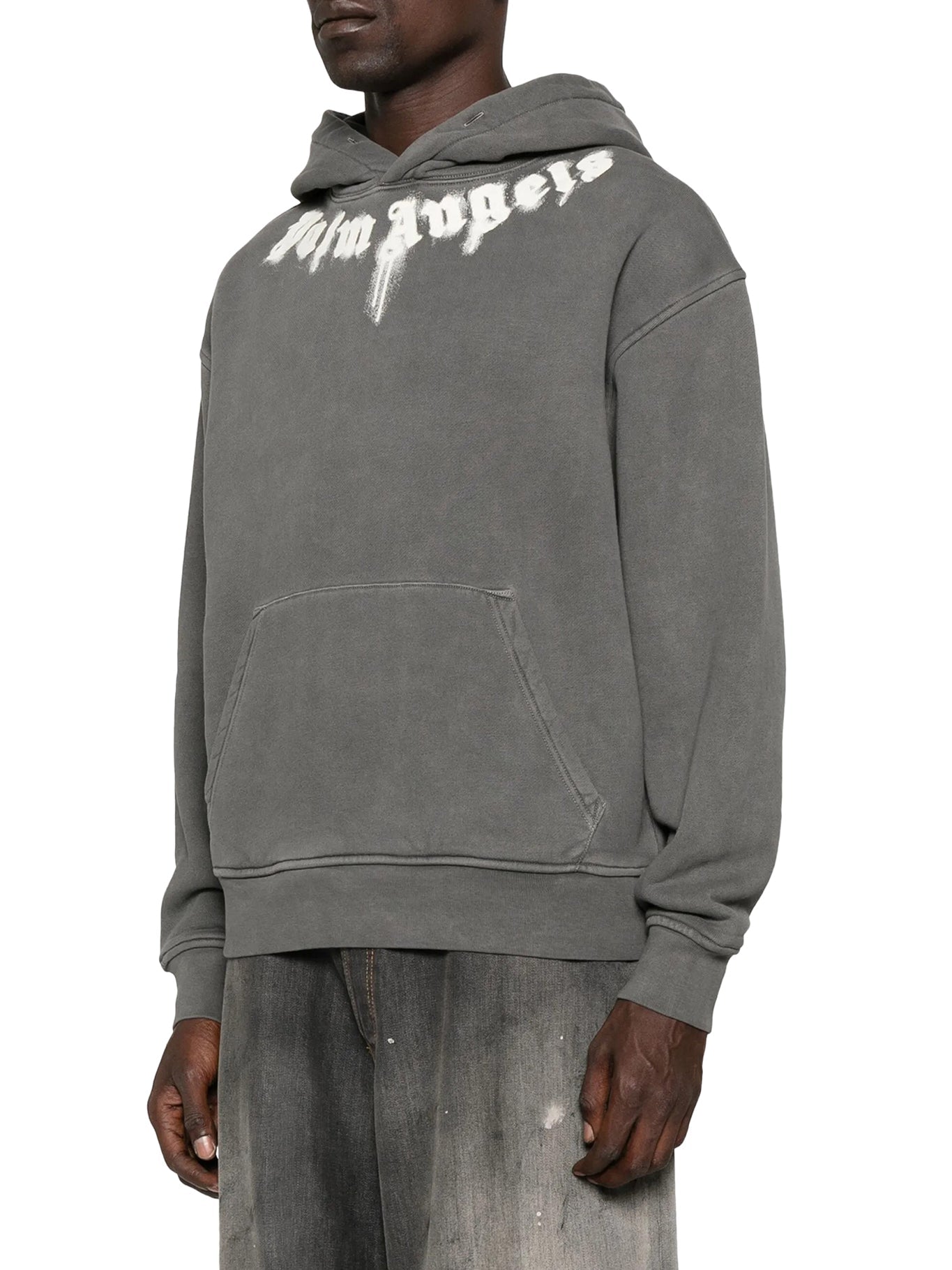 Hoodie With Logo Palm angels – Гарантія оригінальності – детальний вид