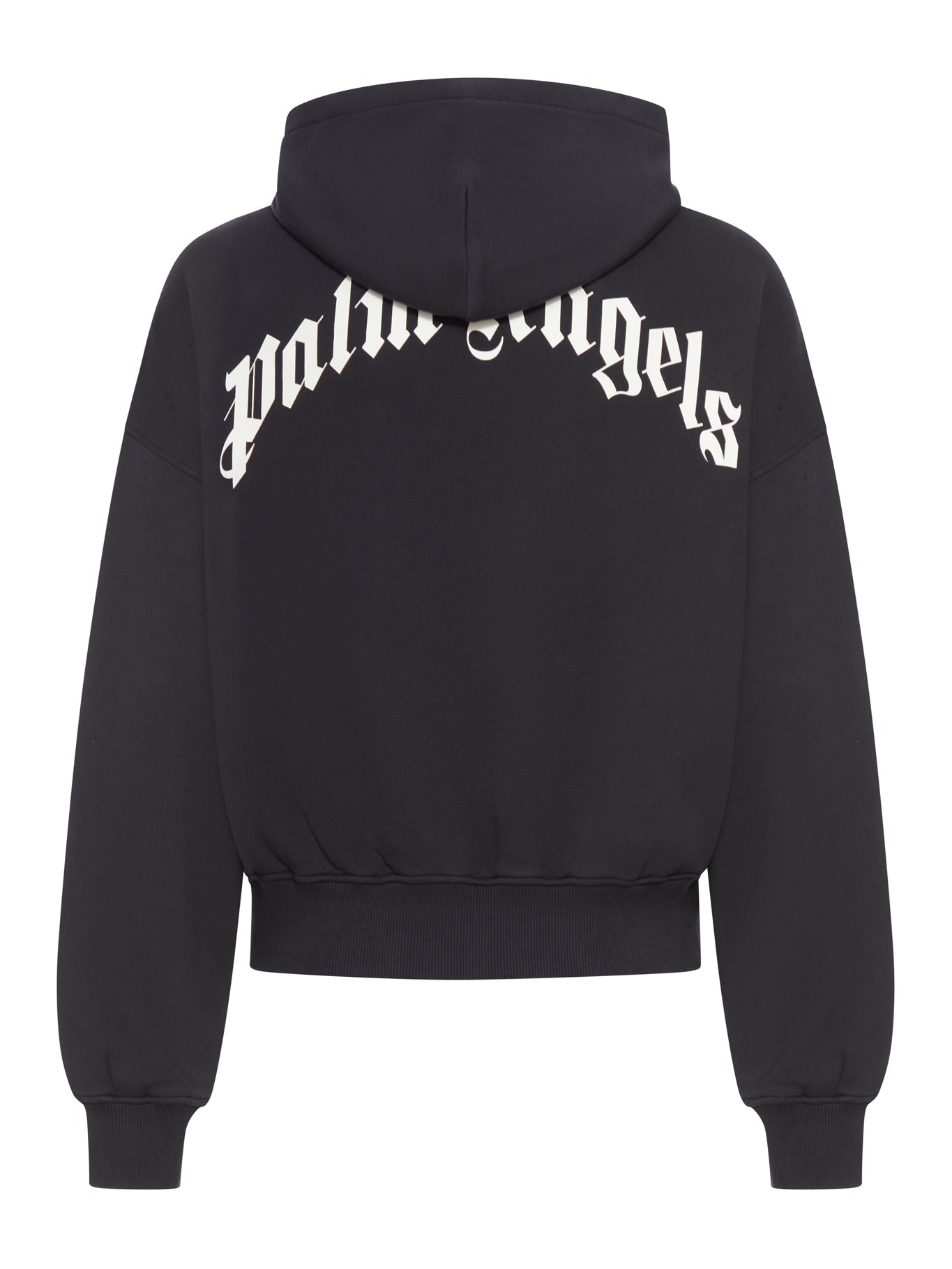Оригінальна Sweatshirt With Curved Logo Palm angels – вид ззаду