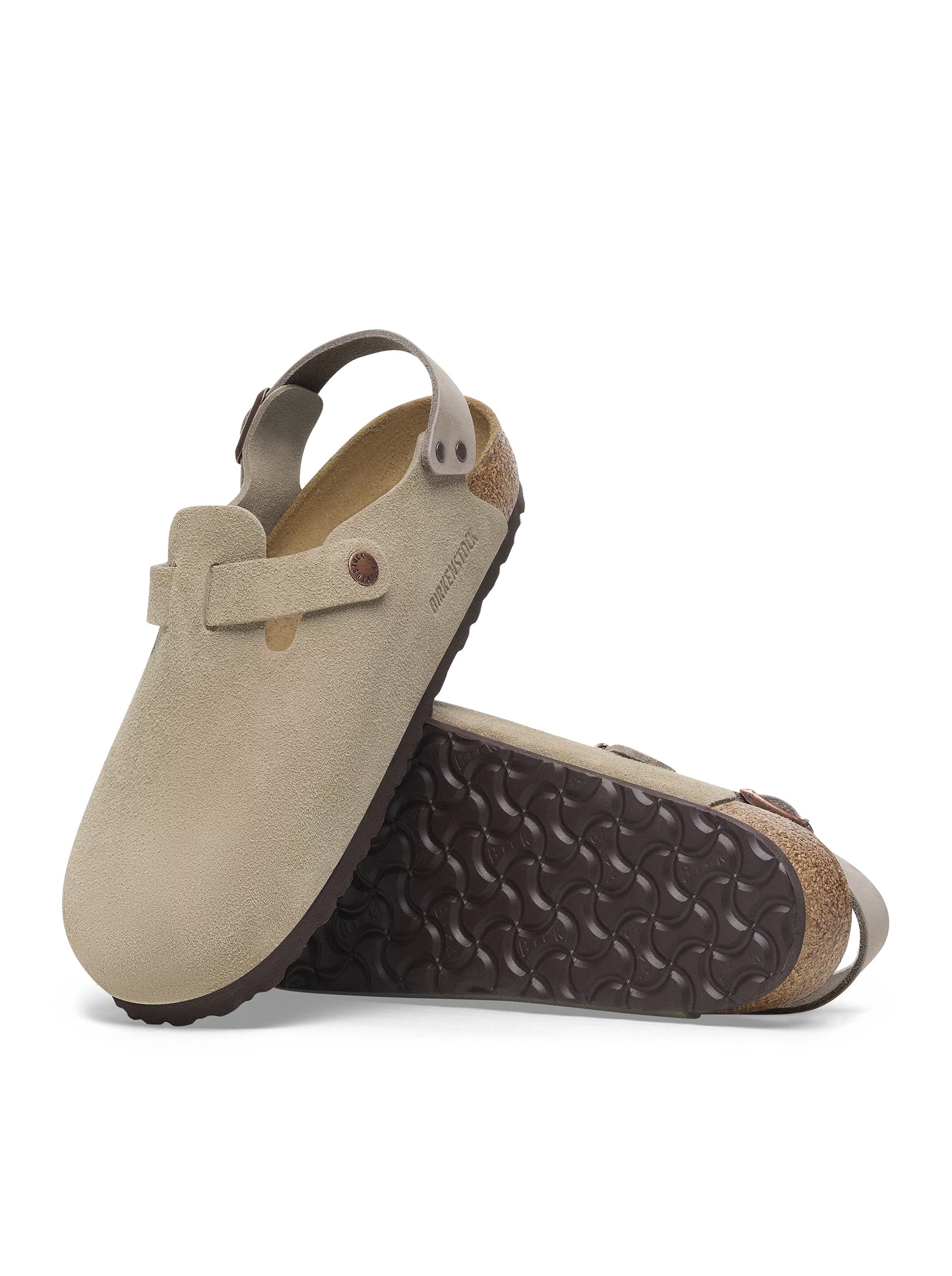 Оригінальна Tokio In Taupe Suede Birkenstock – збільшений вид - BIRKENSTOCK