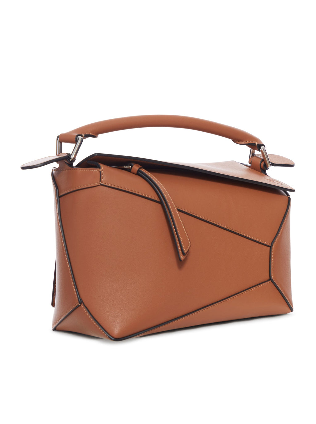 Small Puzzle Edge Bag In Classic Calfskin Leather Loewe – Гарантія оригінальності – вид ззаду