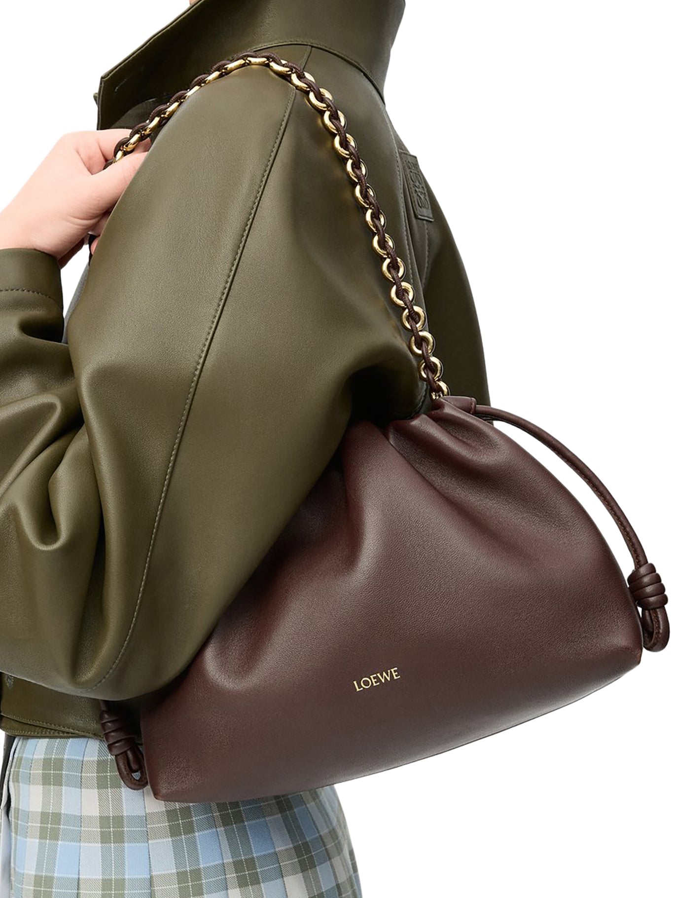 Medium Flamenco Bag In Soft Lambskin Nappa Loewe – Гарантія оригінальності – детальний вид