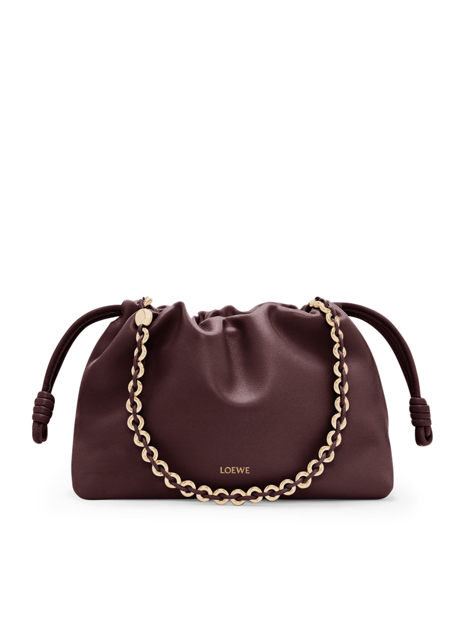 Medium Flamenco Bag In Soft Lambskin Nappa Loewe – Гарантія оригінальності – боковий вид