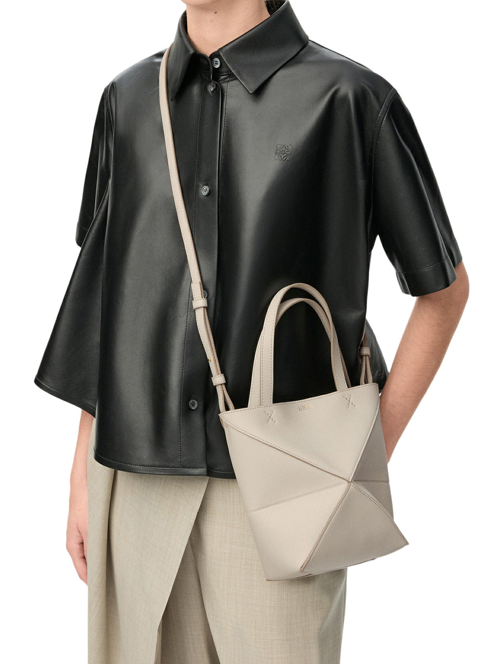Mini Puzzle Fold Leather Bag Loewe оригінал – Купити в Україні – детальний вид