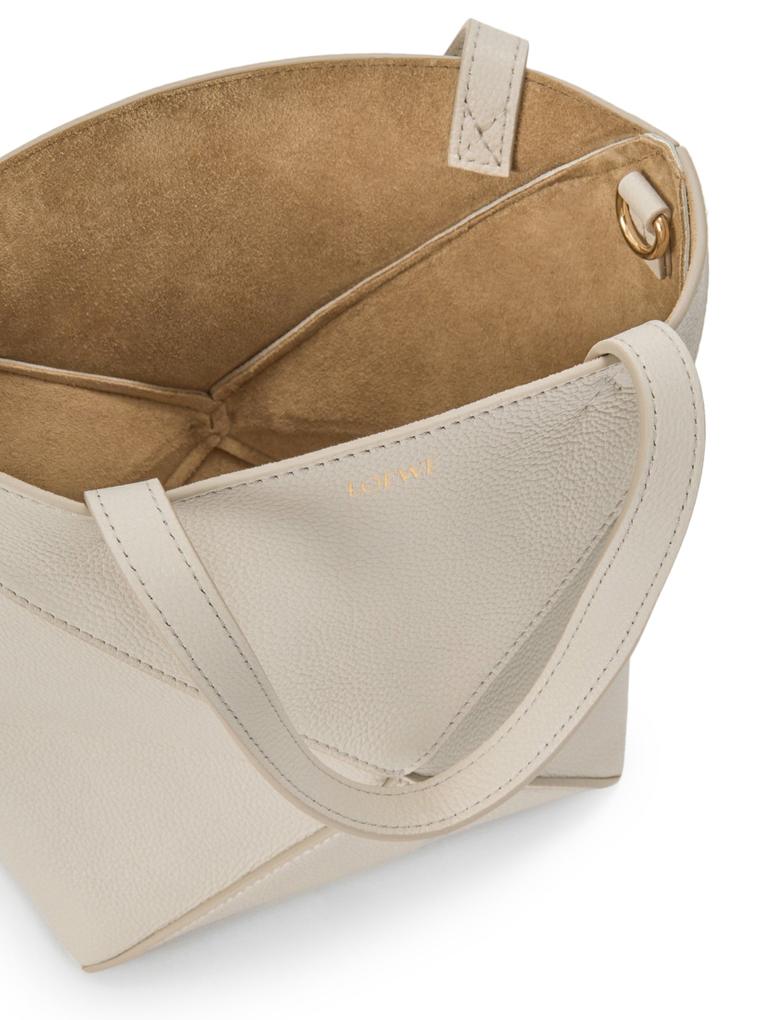 Mini Puzzle Fold Leather Bag Loewe оригінал – Купити в Україні – вид ззаду