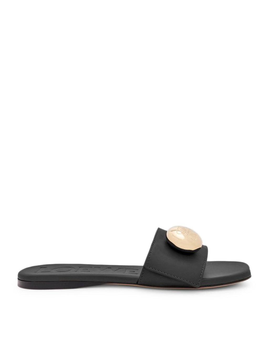 Pebble Calfskin Slide Loewe – Гарантія оригінальності – боковий вид