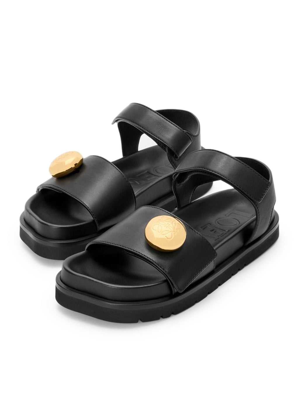 Pebble Sandals With Soft Calfskin Fussbett Sole Loewe оригінал – Купити в Україні – детальний вид