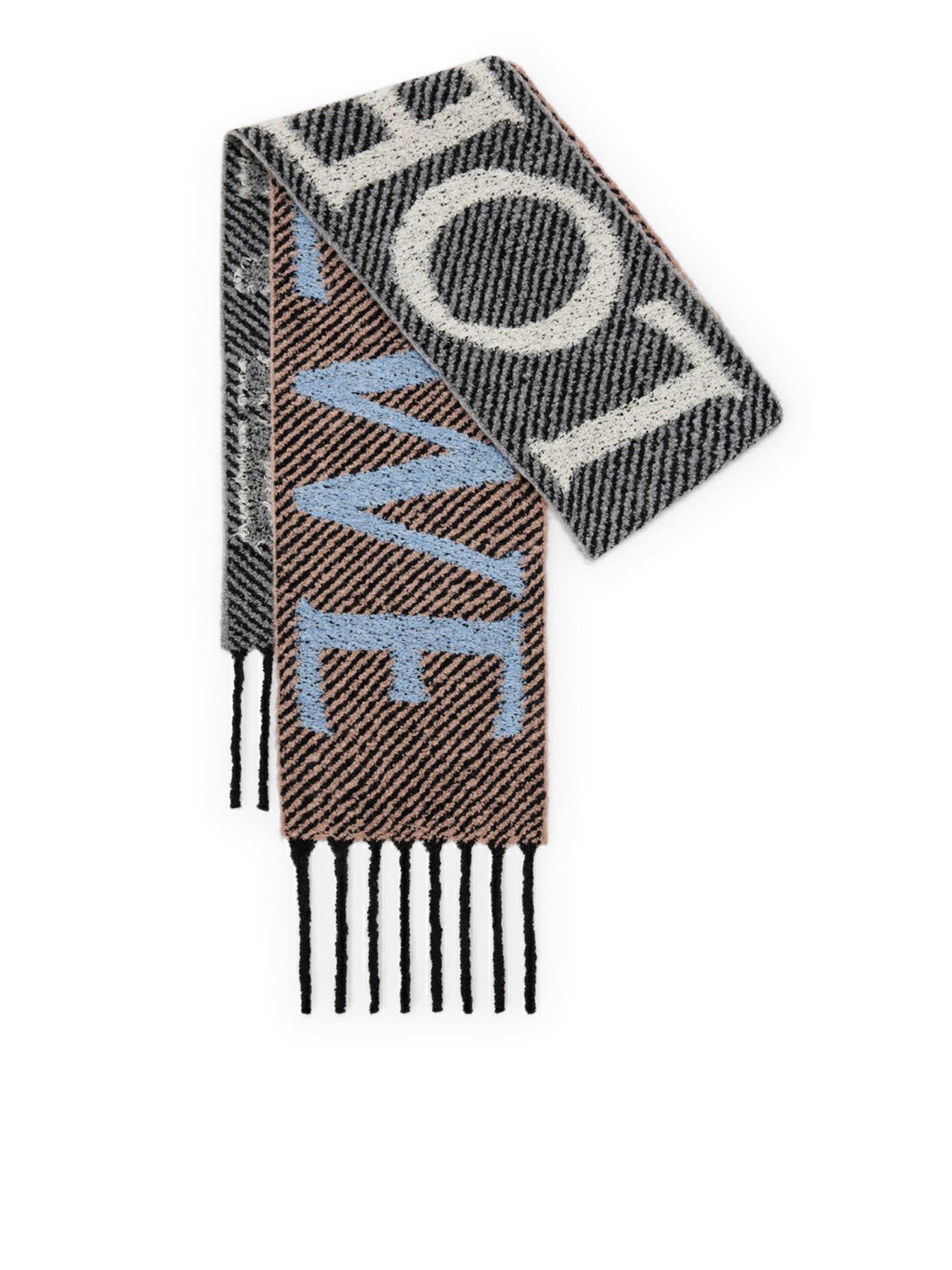 Оригінальна Wool And Alpaca Blend Scarf Loewe – боковий вид