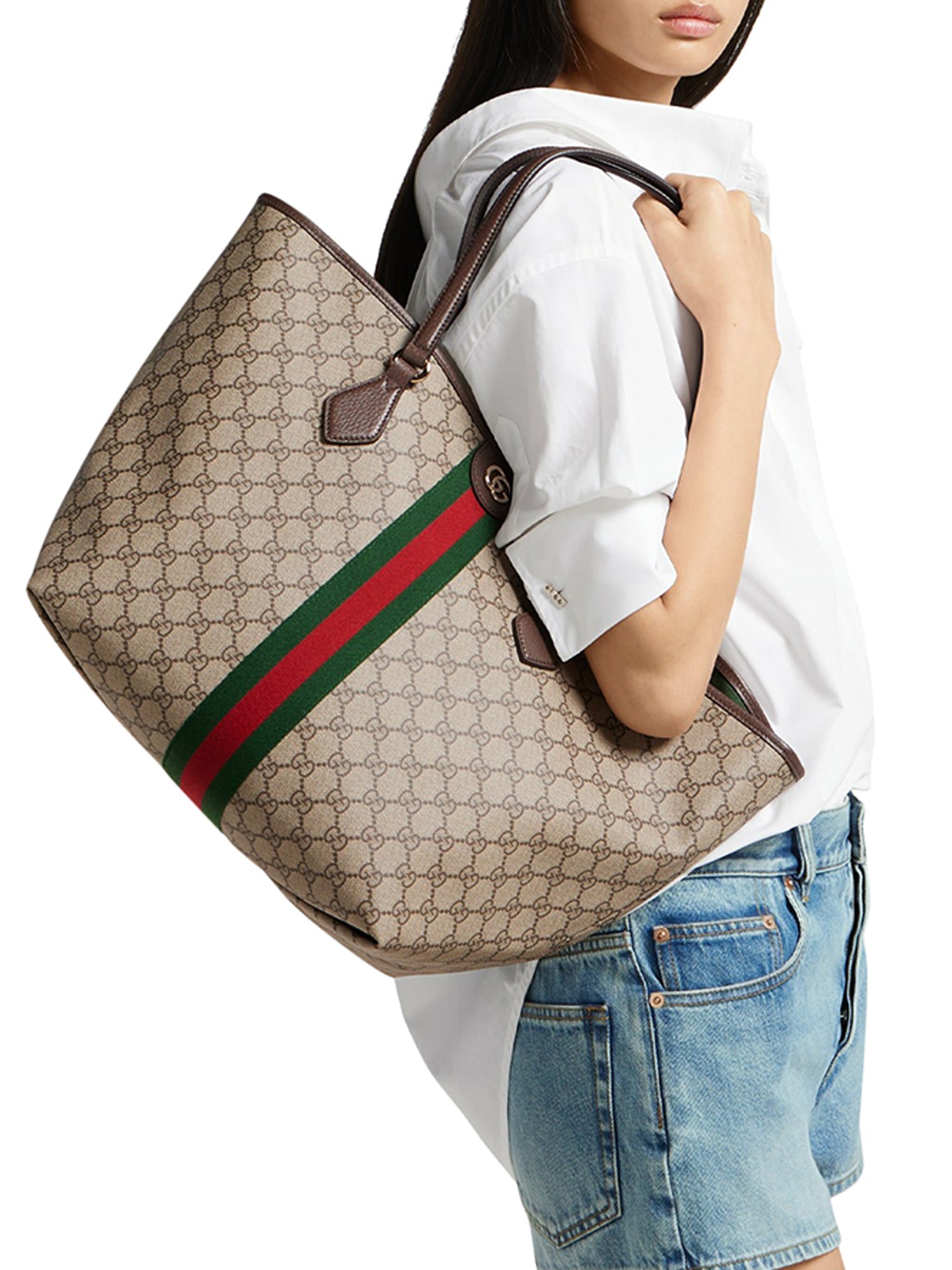 Ophidia Large Tote Bag Gucci – Гарантія оригінальності – вид ззаду