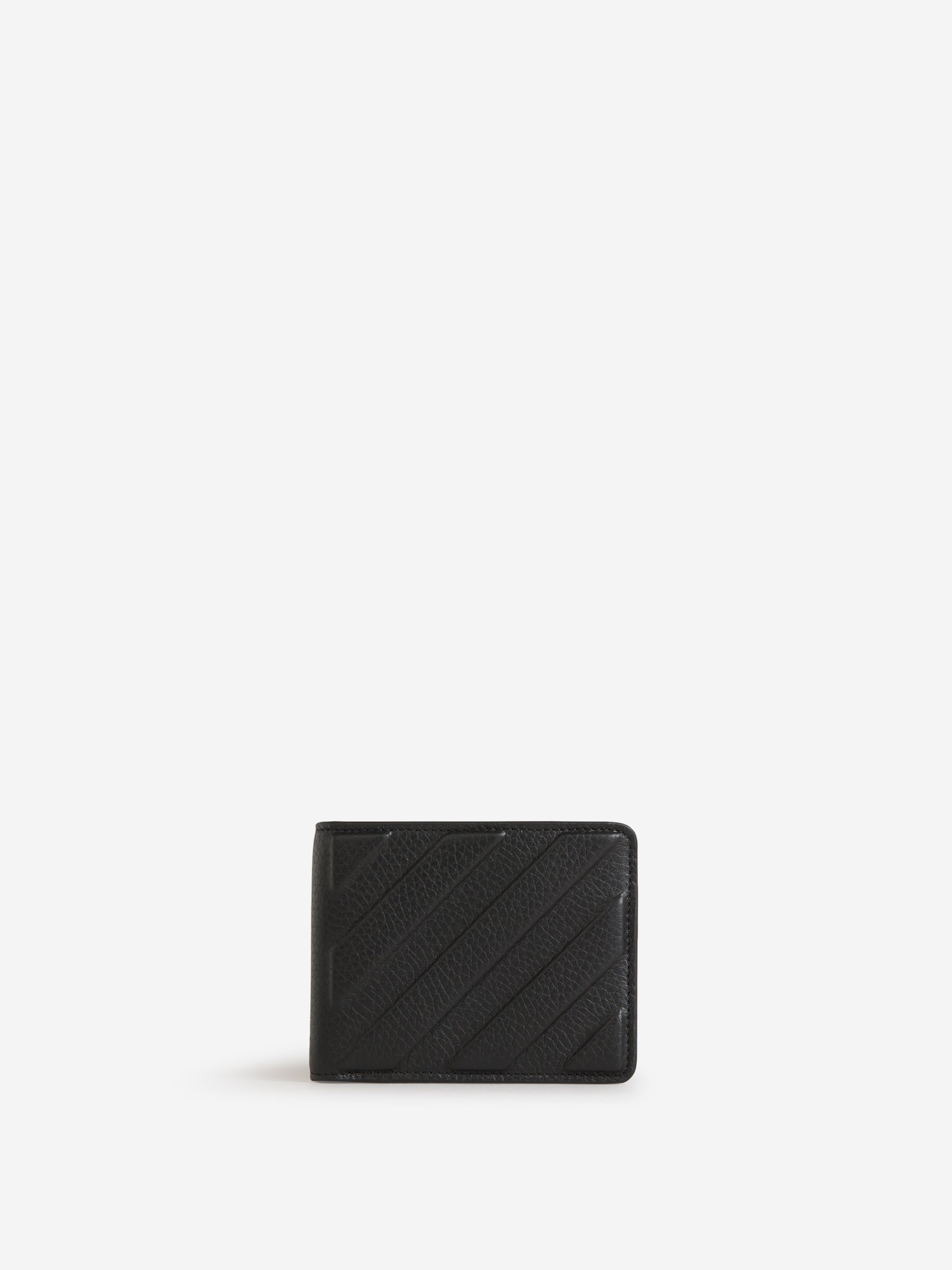 Striped 3d Wallet Off-white оригінал – Купити в Україні – боковий вид