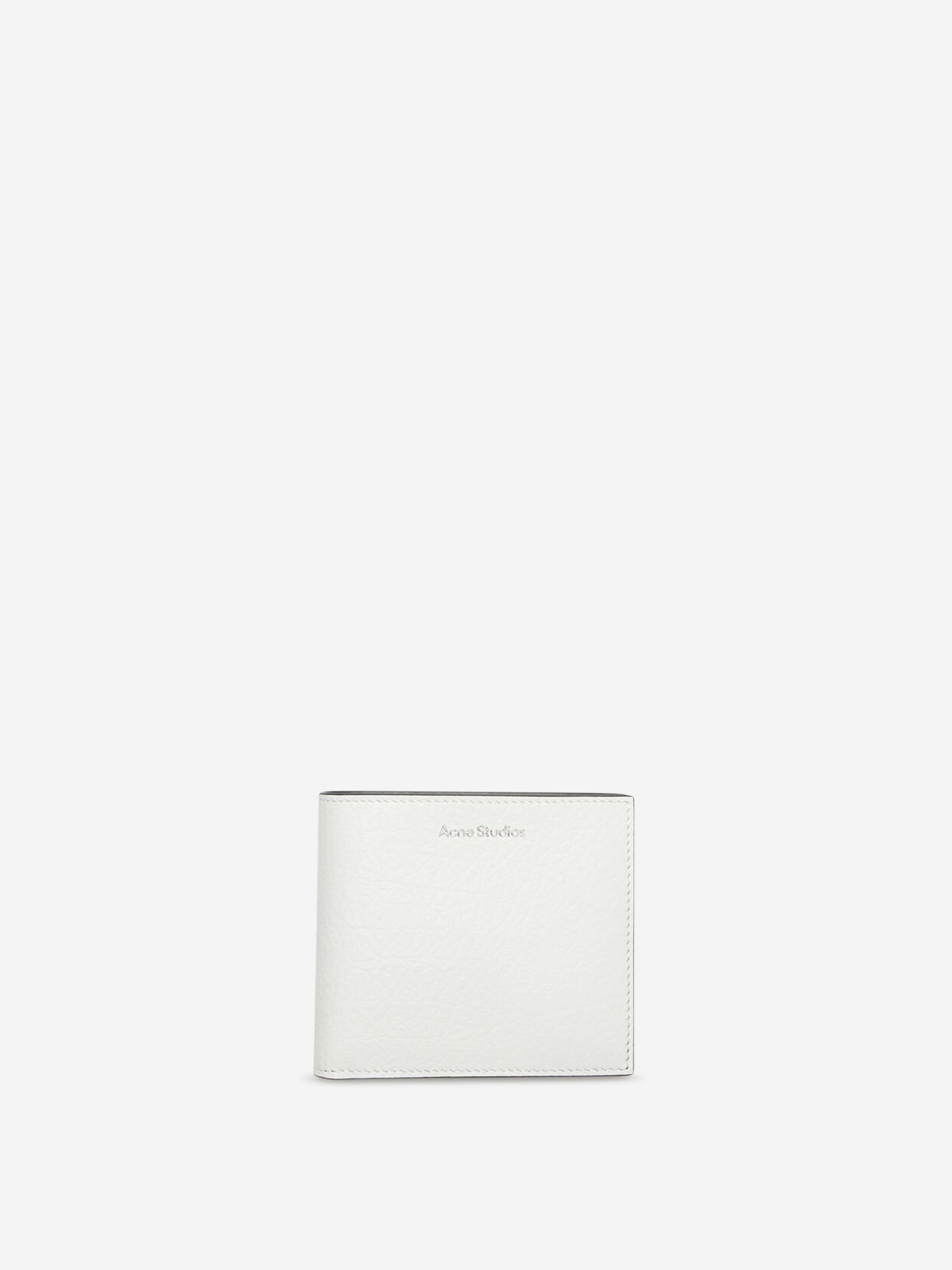 Оригінальна Logo Leather Wallet Acne studios – боковий вид