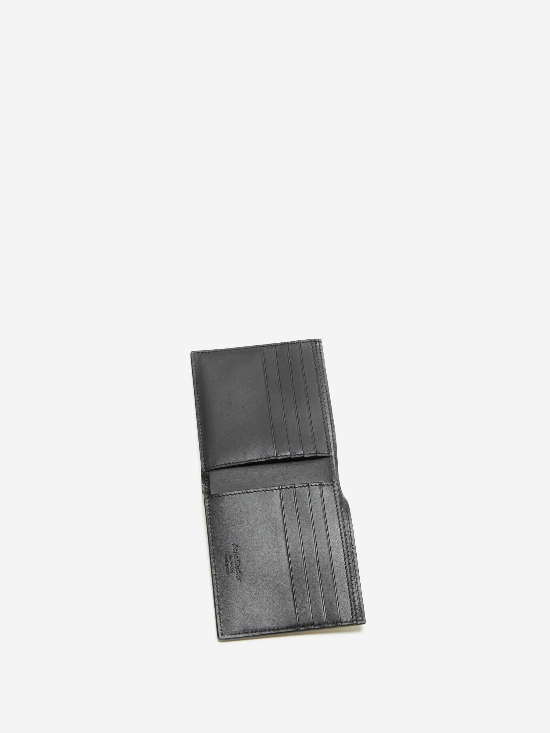 Оригінальна Logo Leather Wallet Acne studios – детальний вид