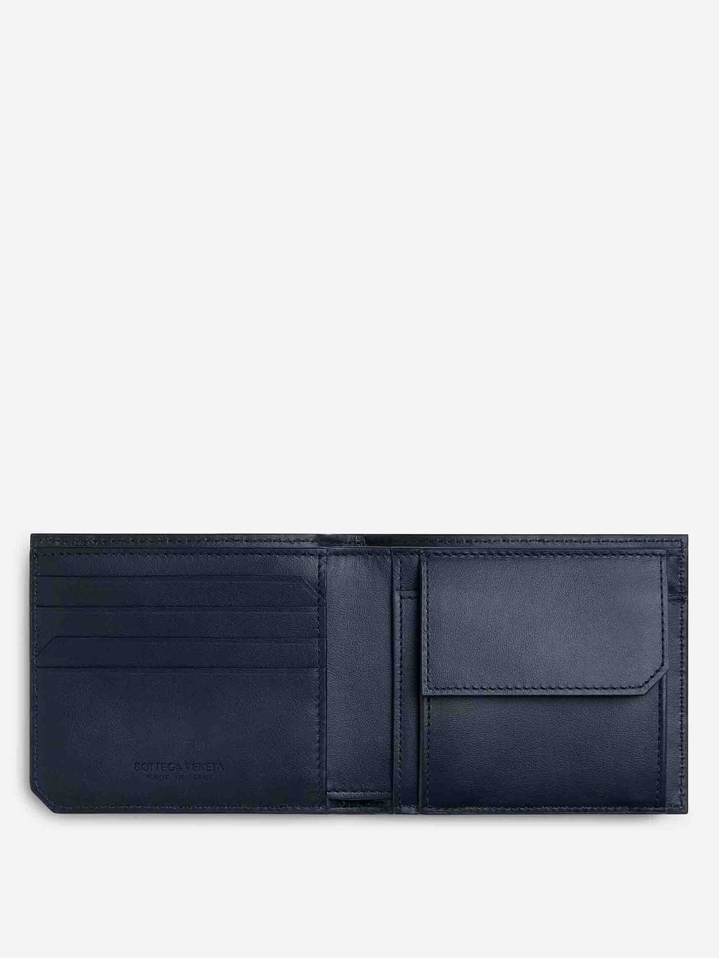 Intrecciato Bi-Fold Wallet Bottega veneta – Гарантія оригінальності – вид ззаду