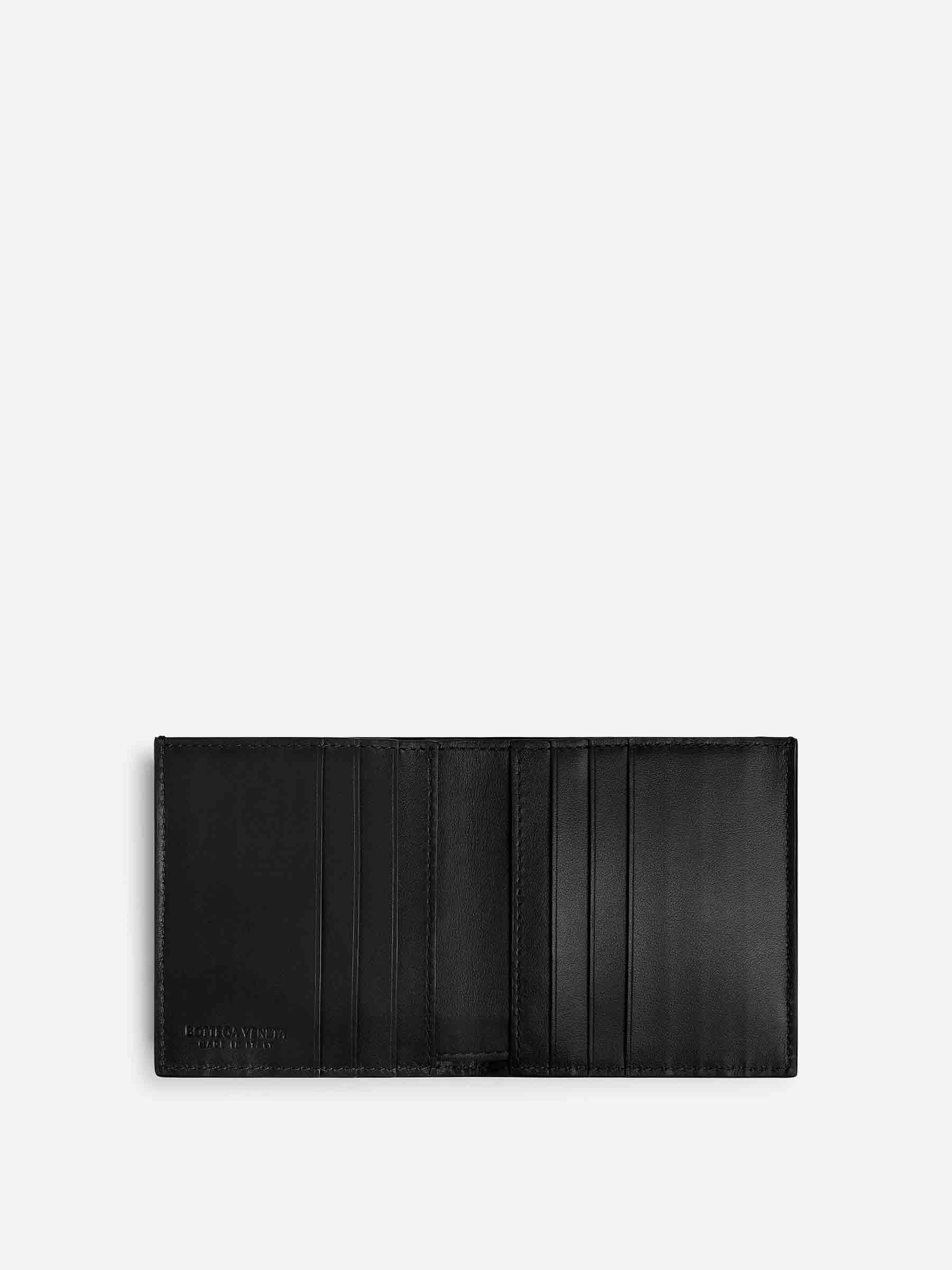 Intrecciato Bi-Fold Wallet Bottega veneta – Гарантія оригінальності – вид ззаду