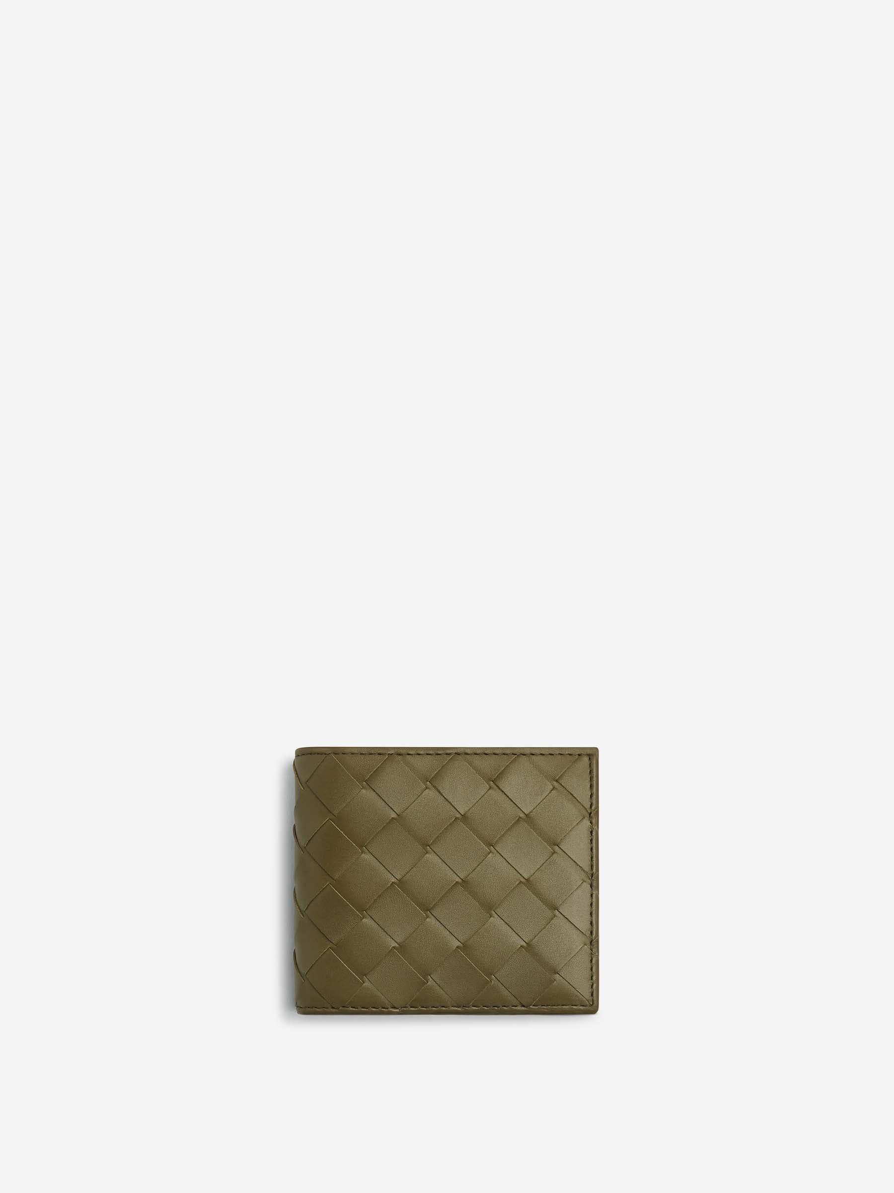 Intrecciato Bi-Fold Wallet Bottega veneta – Гарантія оригінальності – боковий вид