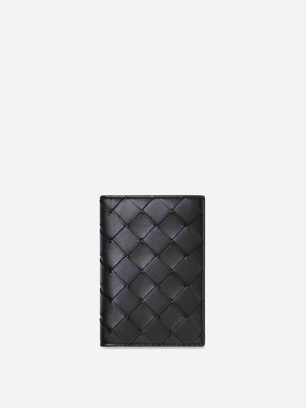 Intrecciato Folding Card Holder Bottega veneta – Гарантія оригінальності – боковий вид