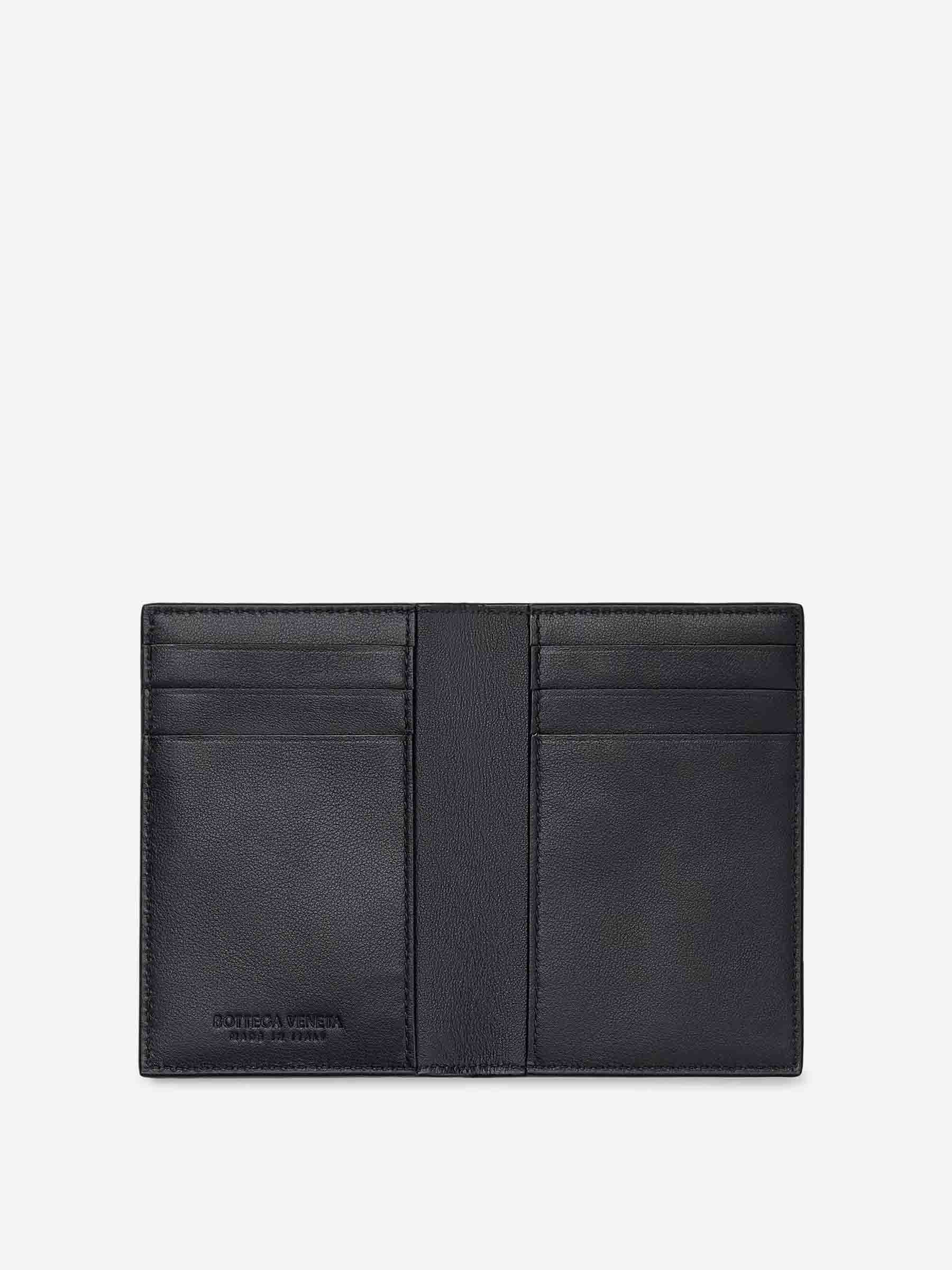 Intrecciato Folding Card Holder Bottega veneta – Гарантія оригінальності – вид ззаду
