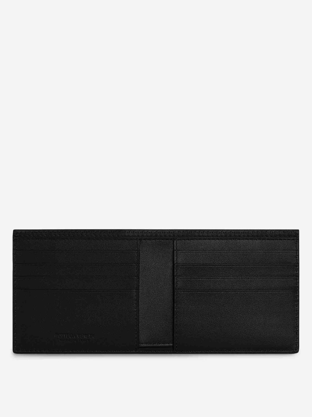Intrecciato Double Leaf Wallet Bottega veneta оригінал – Купити в Україні – вид ззаду
