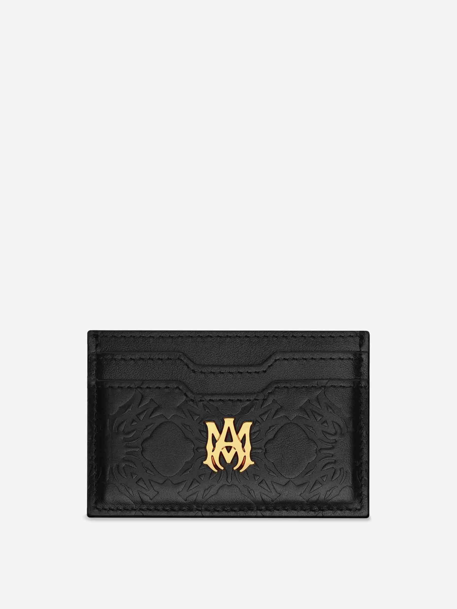 Оригінальна Leather Logo Card Holder Amiri – боковий вид