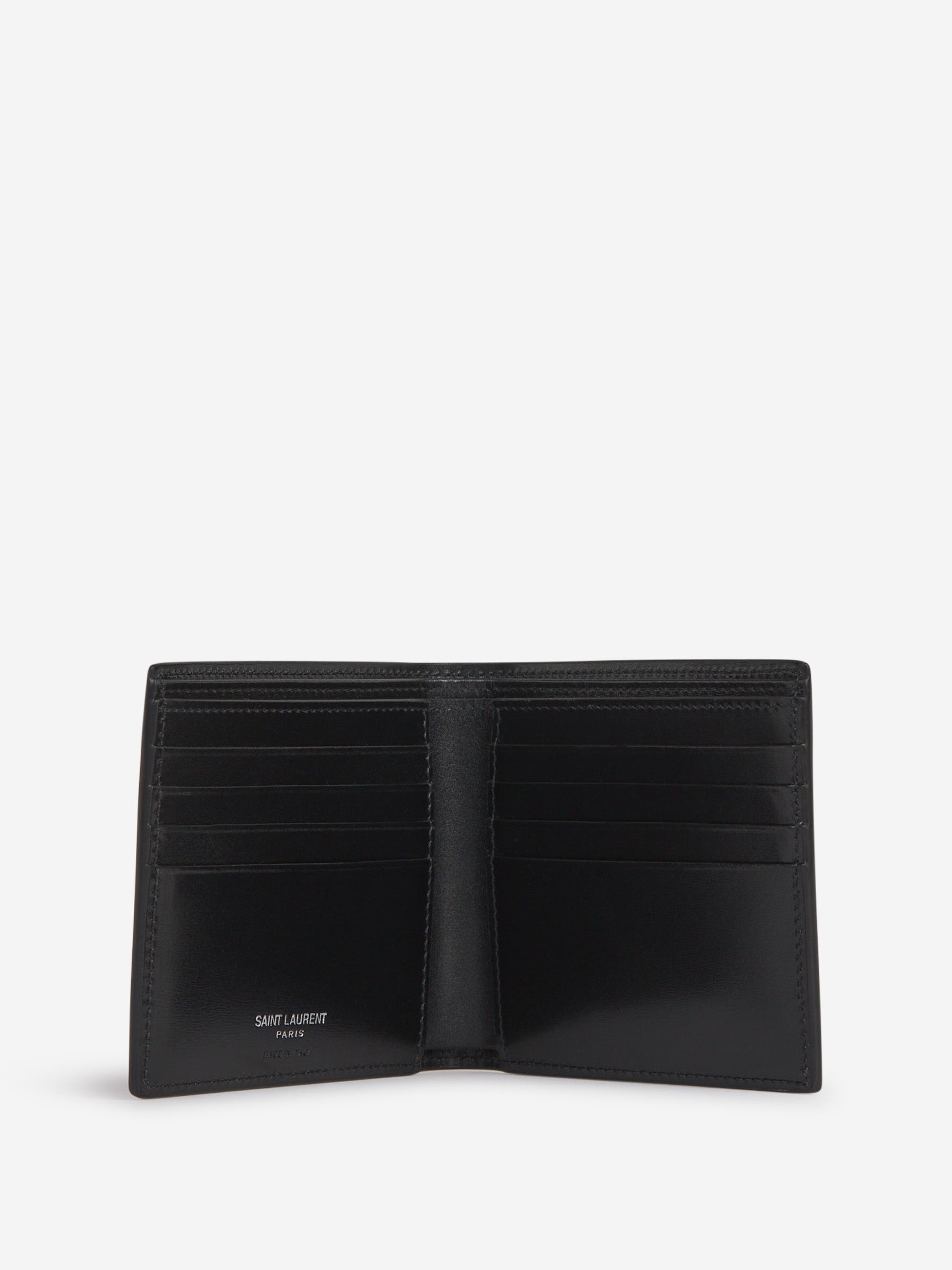 Оригінальна Leather Logo Wallet Saint laurent – збільшений вид