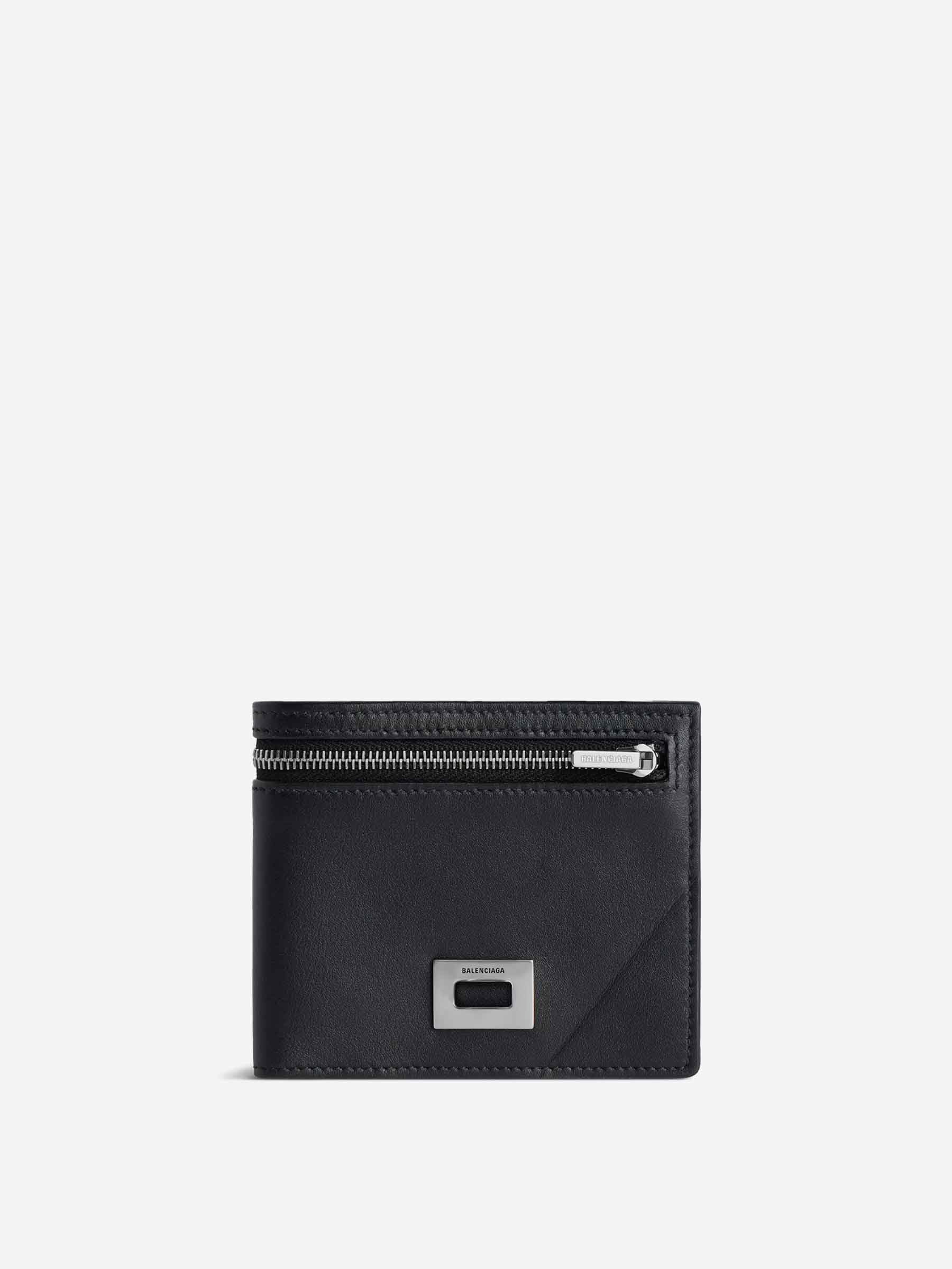 Rodeo Leather Wallet Balenciaga – Гарантія оригінальності – боковий вид