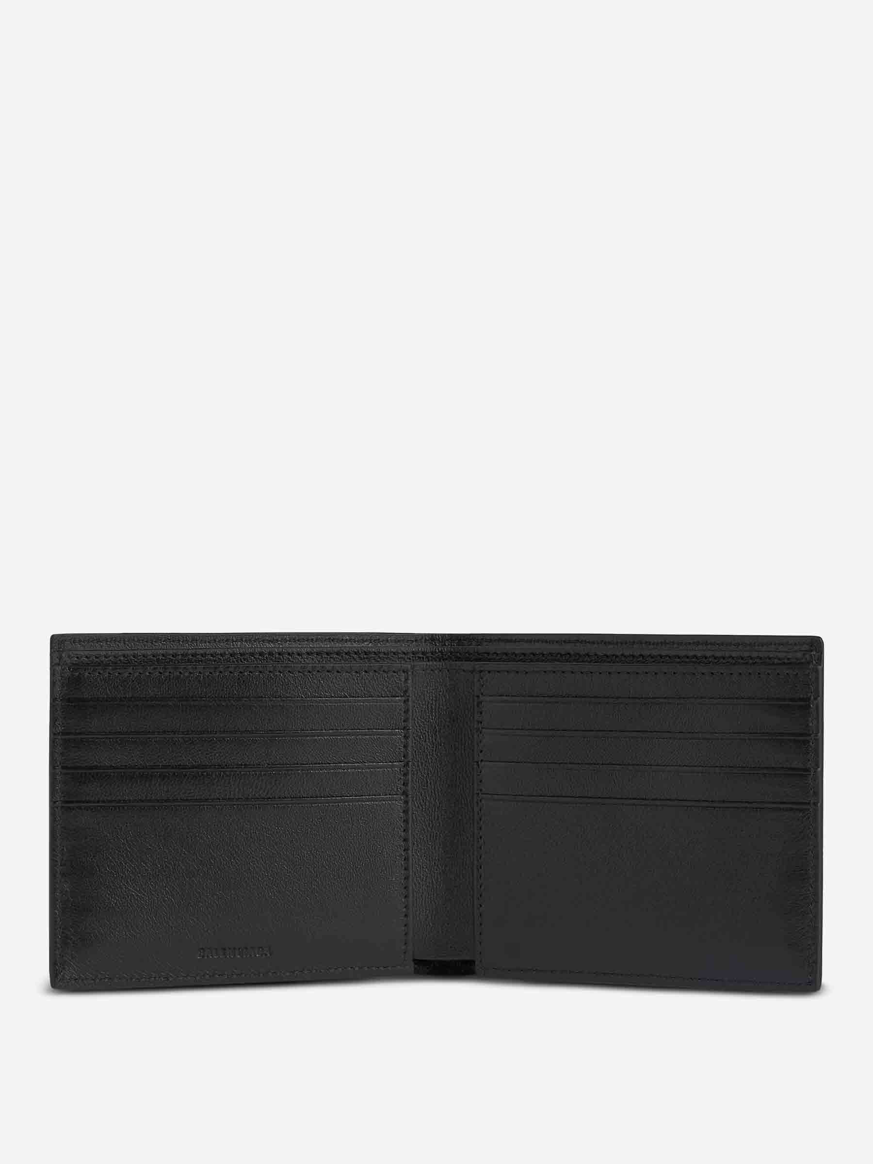 Leather Logo Wallet Balenciaga – Гарантія оригінальності – вид ззаду