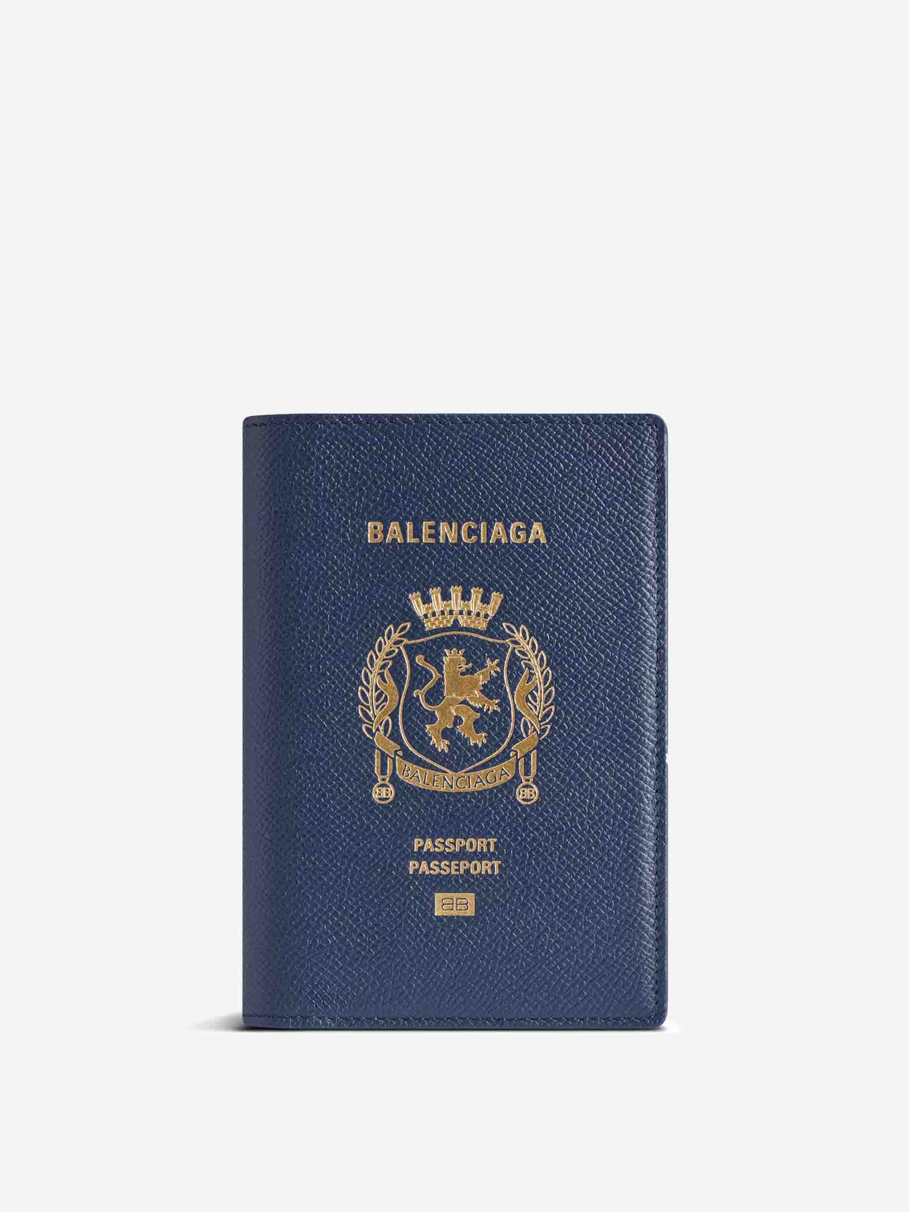 Passport Card Holder Case Balenciaga оригінал – Купити в Україні – боковий вид
