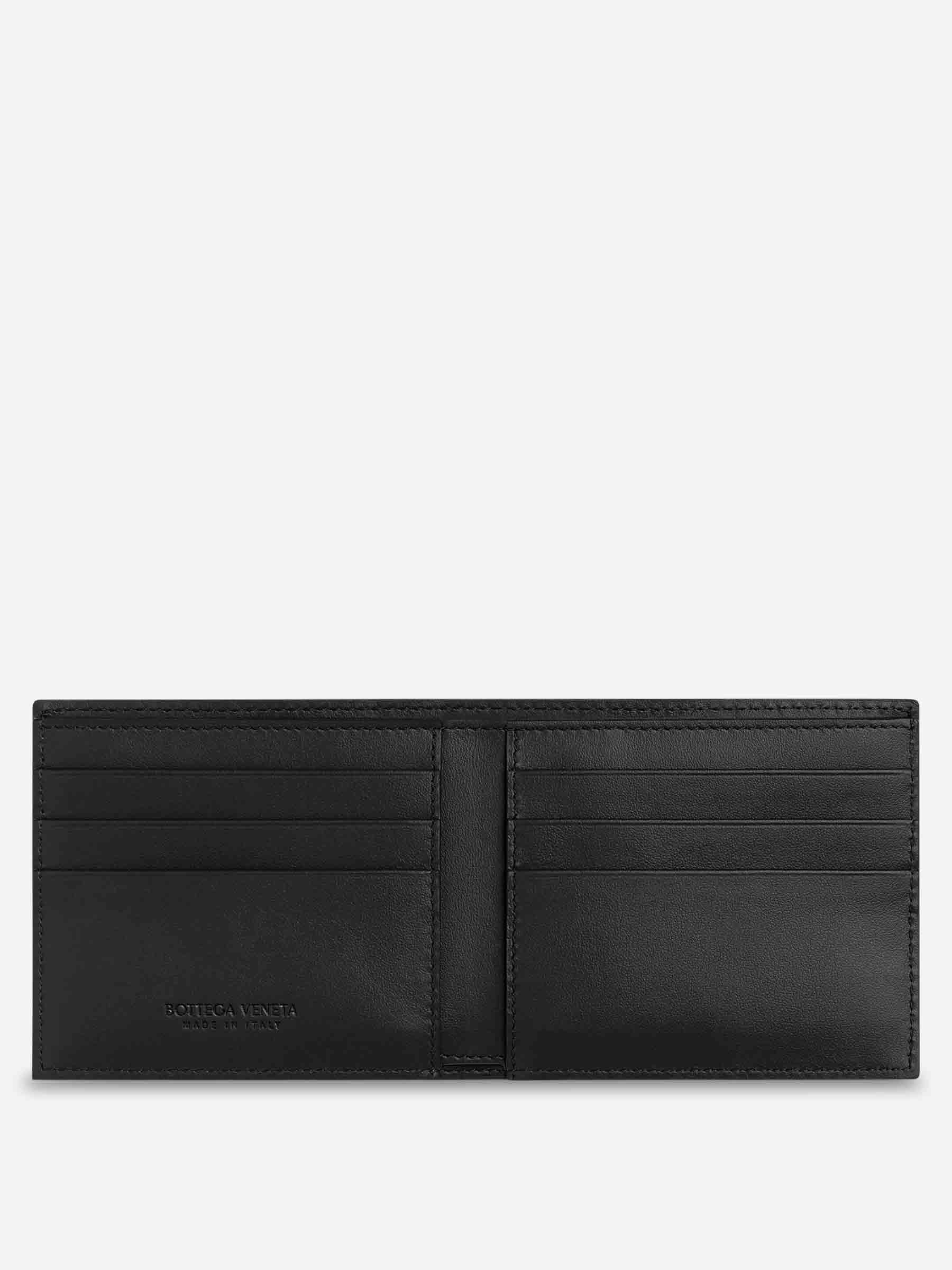 Intrecciato Bi-Fold Wallet Bottega veneta – Гарантія оригінальності – вид ззаду