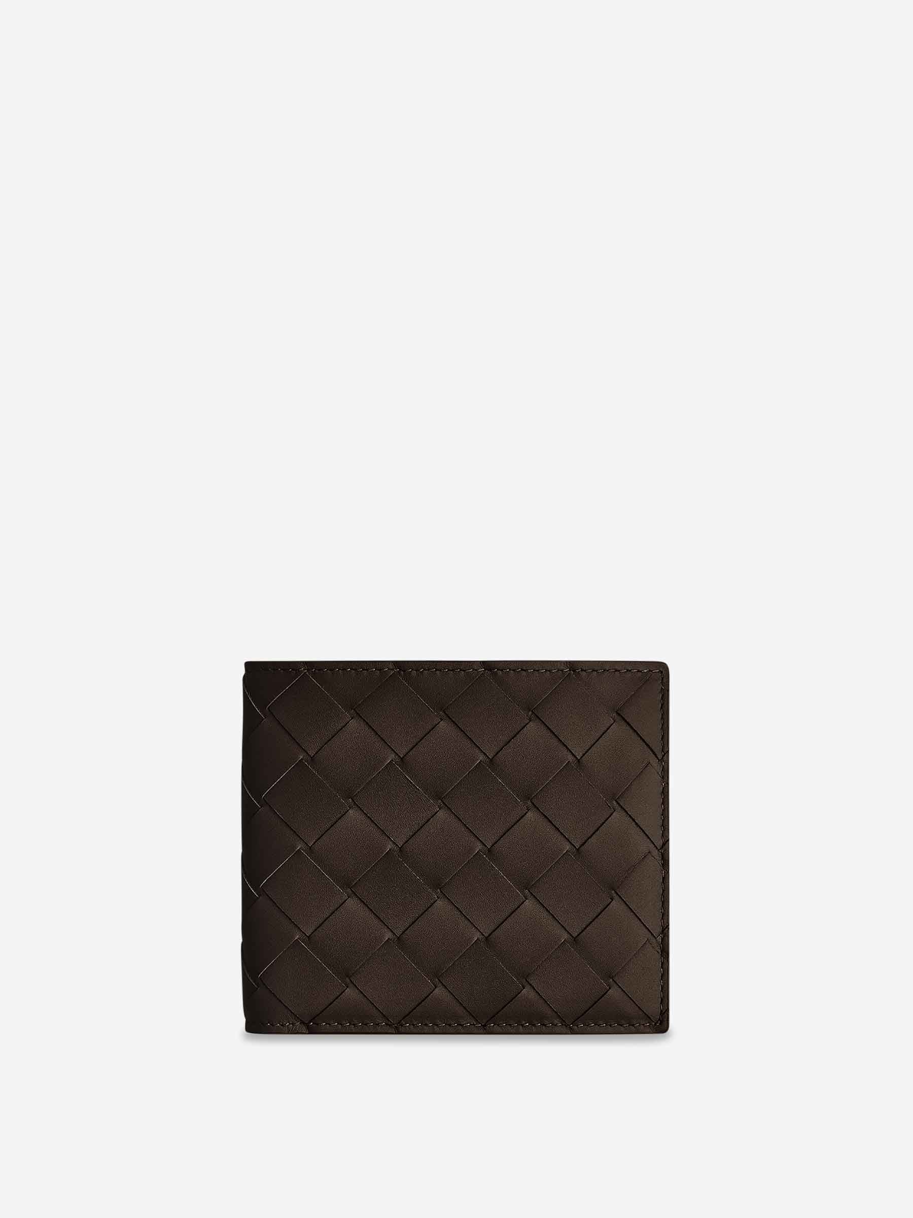 Intrecciato Bi-Fold Wallet Bottega veneta – Гарантія оригінальності – боковий вид