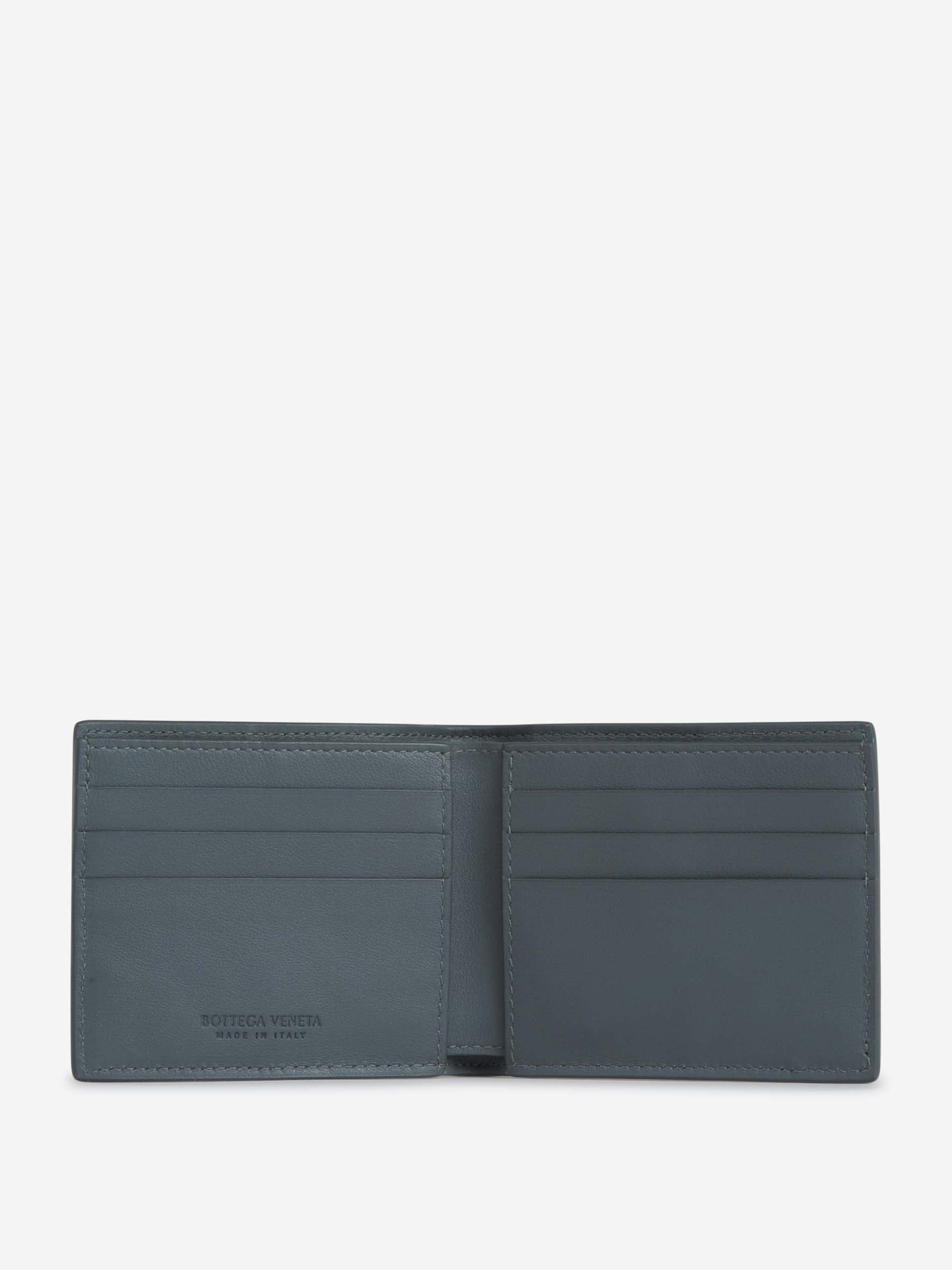 Intrecciato Bi-Fold Wallet Bottega veneta – Гарантія оригінальності – вид ззаду
