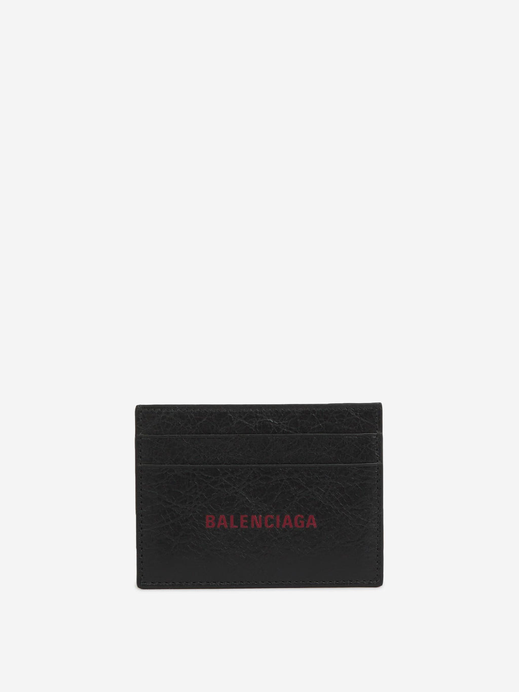 Leather Logo Card Holder Balenciaga оригінал – Купити в Україні – боковий вид
