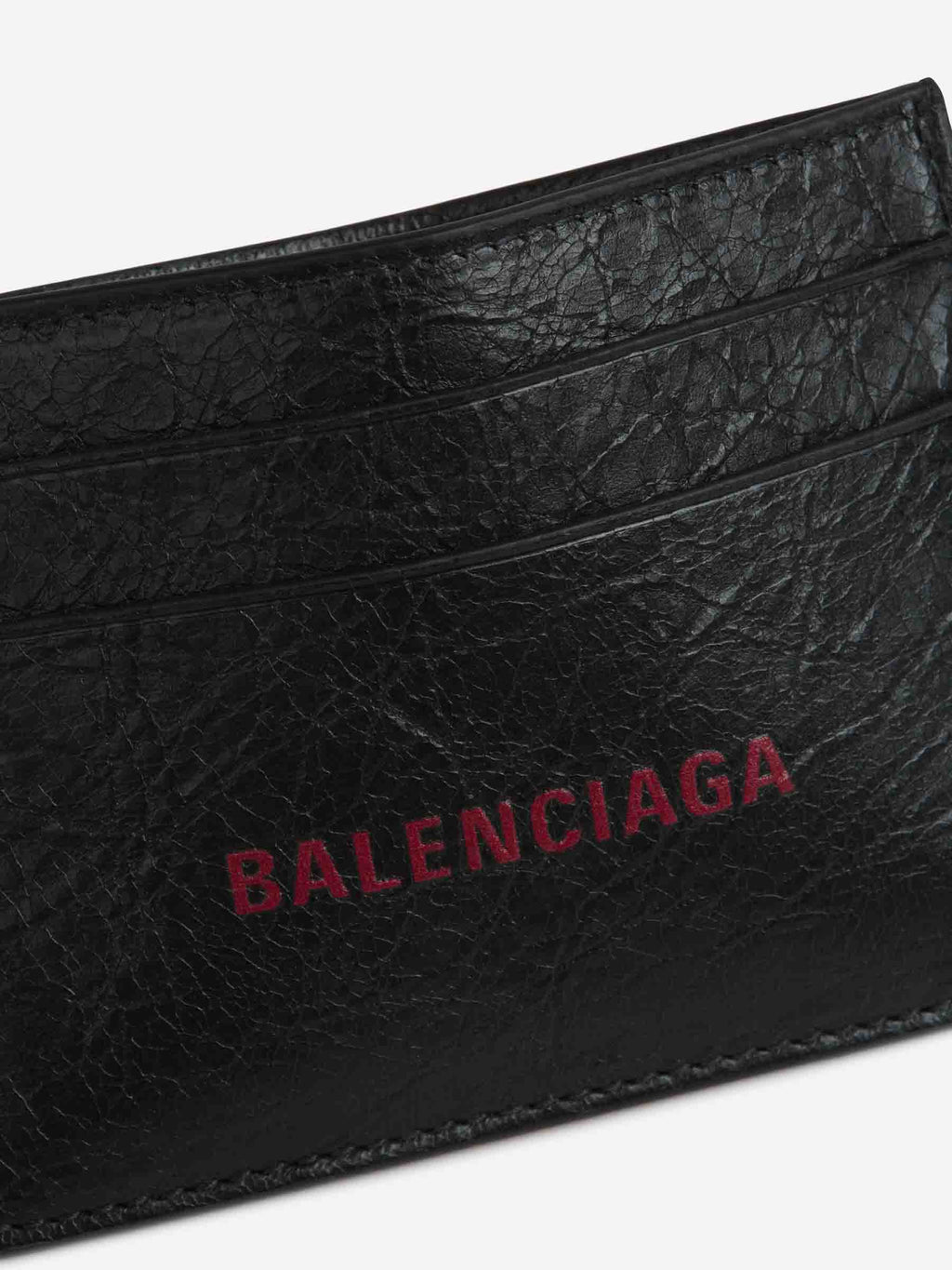 Leather Logo Card Holder Balenciaga оригінал – Купити в Україні – збільшений вид