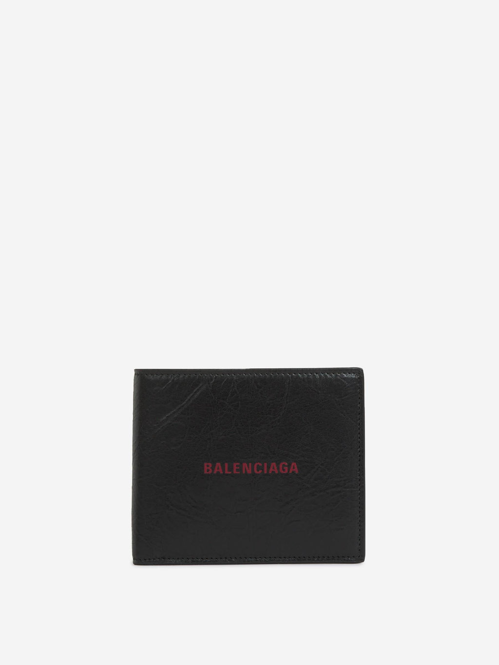 Leather Logo Wallet Balenciaga – Гарантія оригінальності – боковий вид