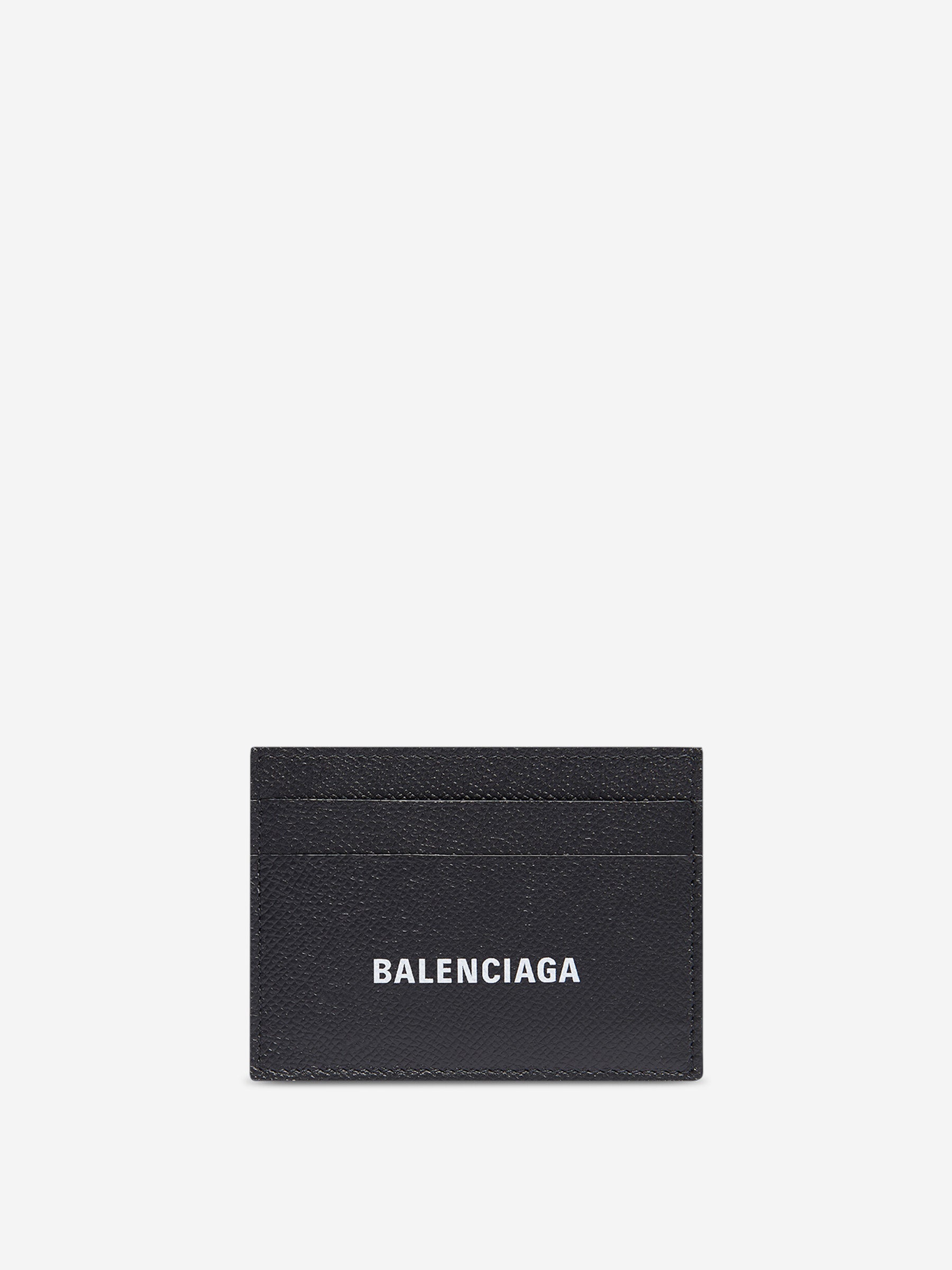 Leather Logo Card Holder Balenciaga оригінал – Купити в Україні – боковий вид