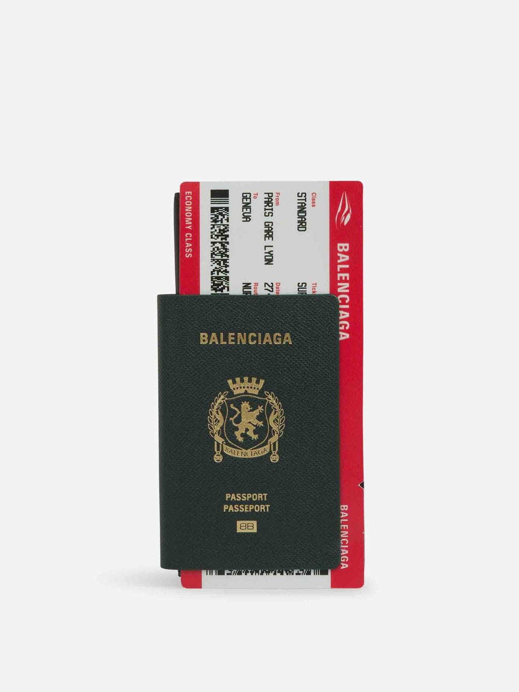 Оригінальна Elongated Passport Wallet Balenciaga – боковий вид