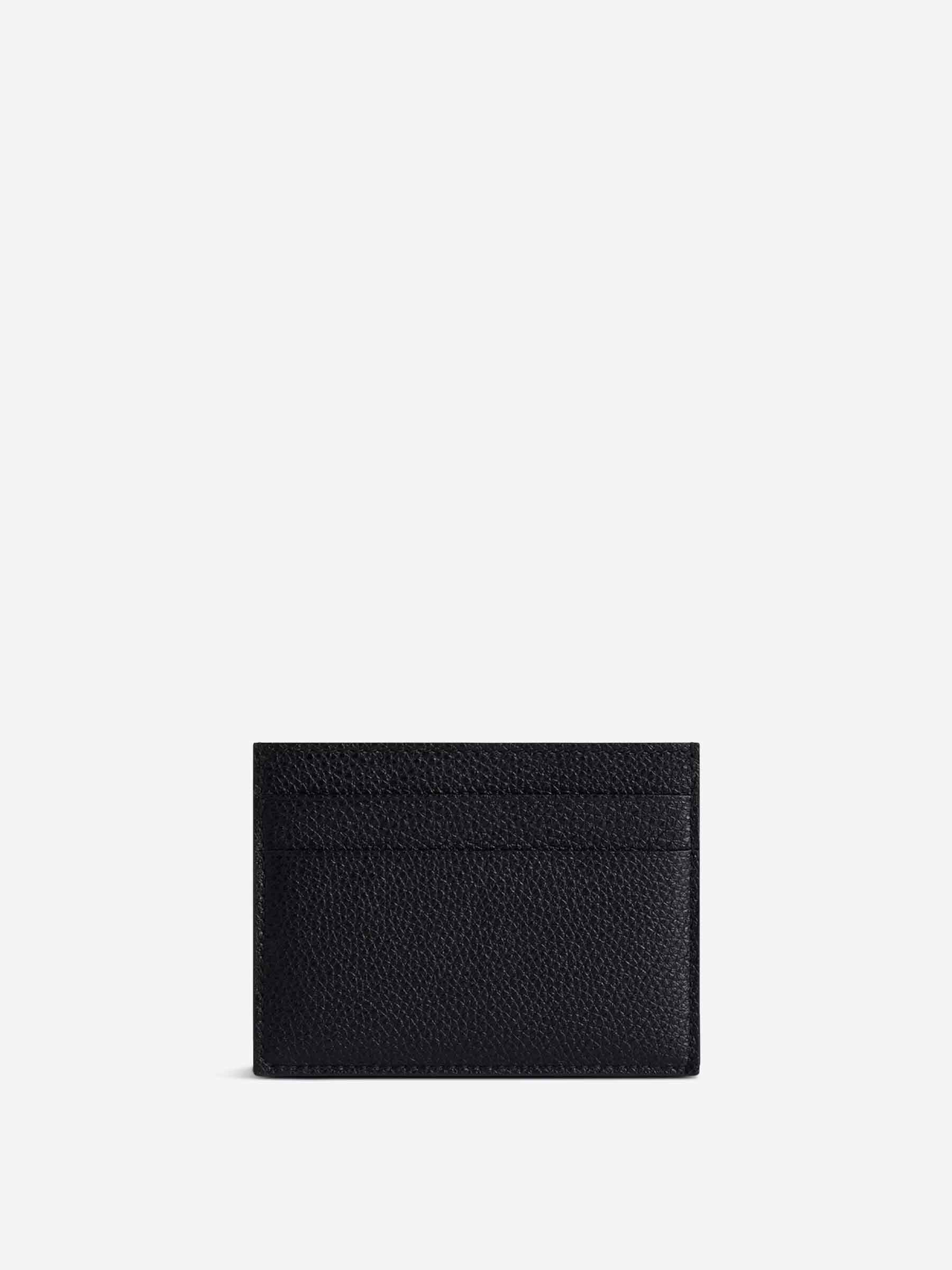 Оригінальна Credit Leather Card Holder Balenciaga – вид ззаду