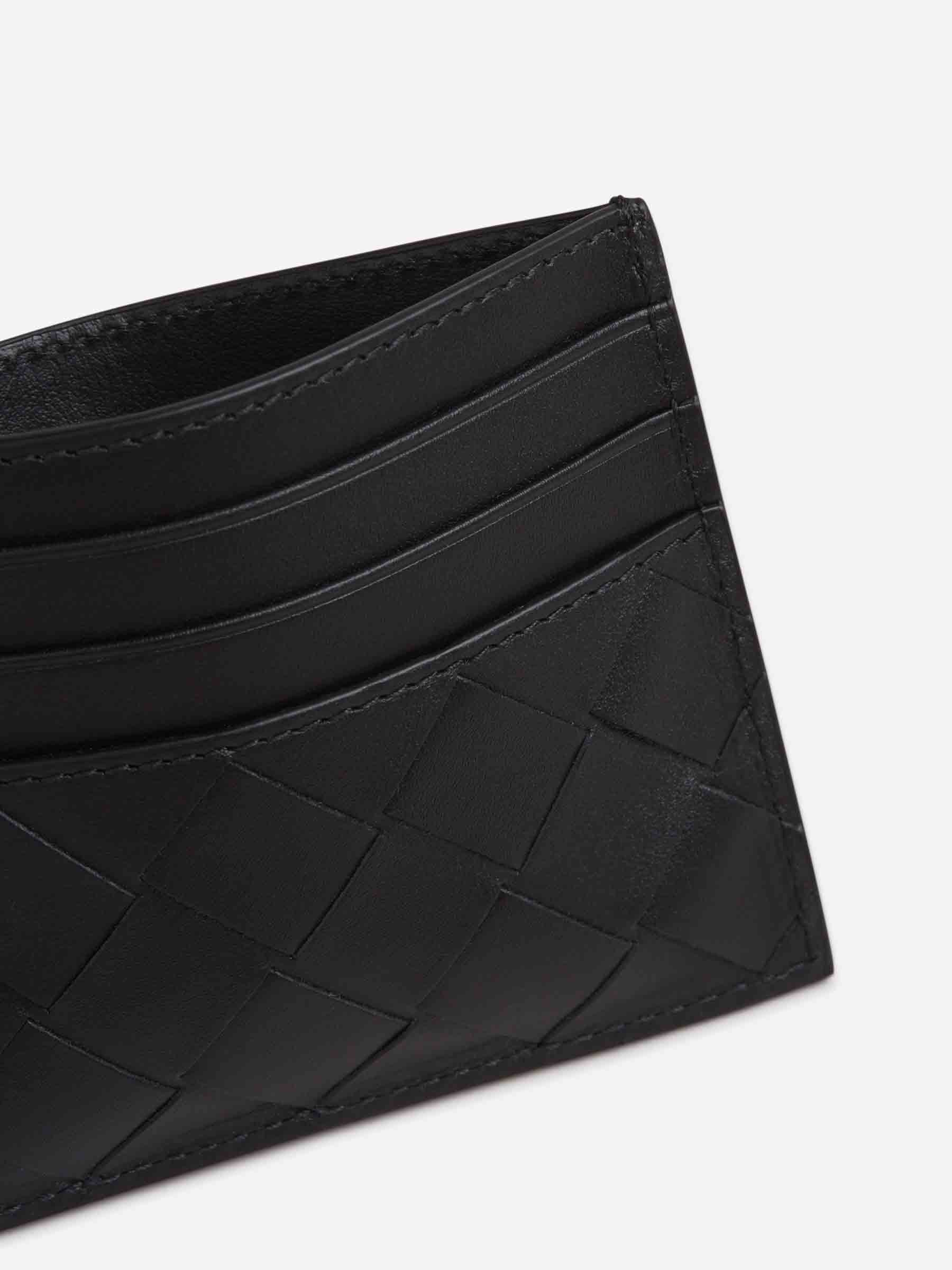 Intrecciato Leather Cardholder Bottega veneta – Гарантія оригінальності – збільшений вид